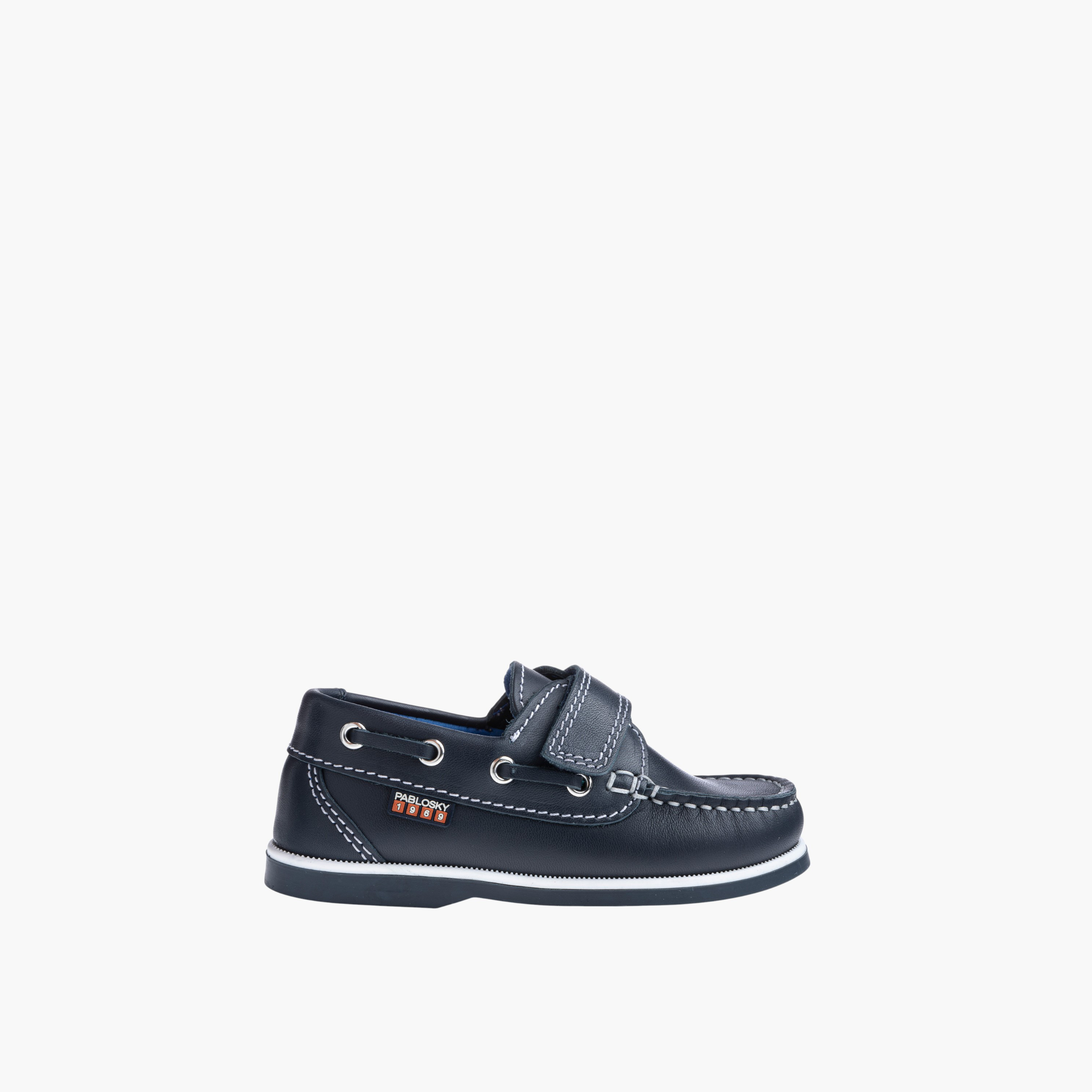 Pablosky Boys' Solid Loafers with Hook & Loop Closure-boys-shoes-loafers-image-2