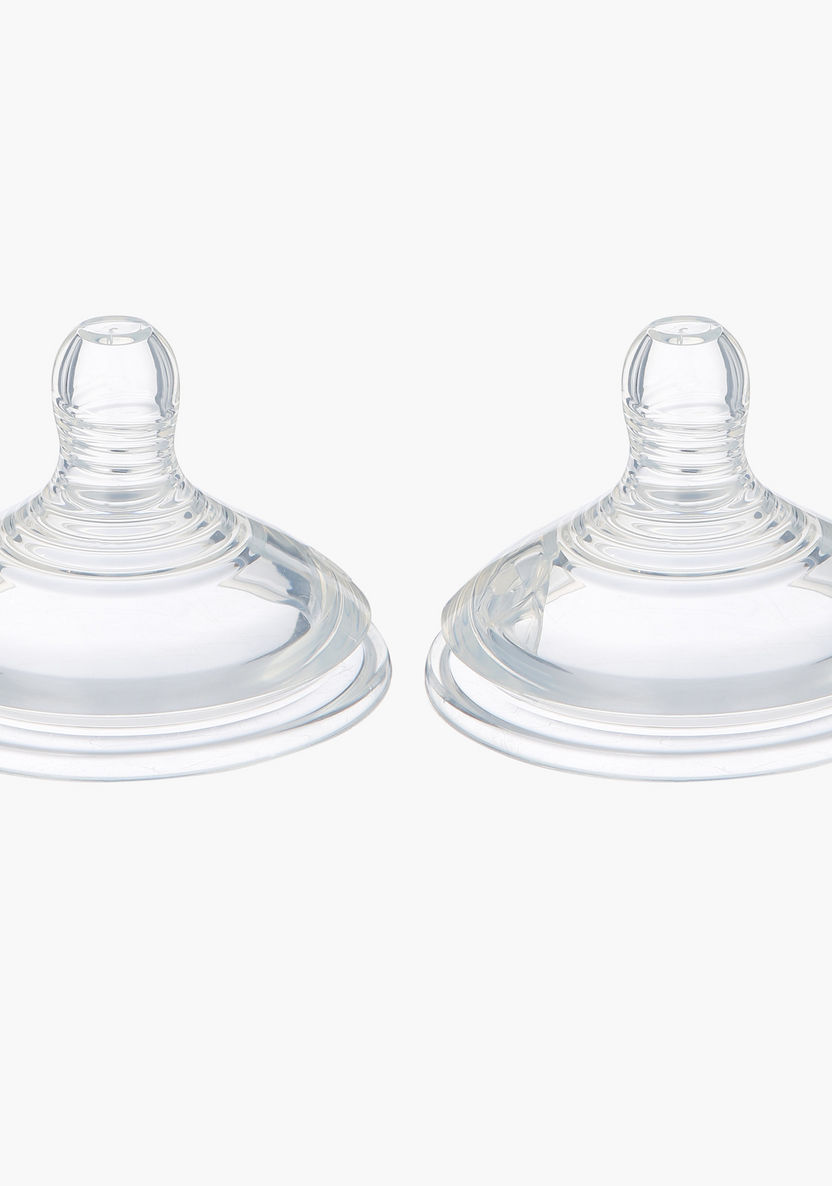 Tommee Tippee Closer To Nature Slow Flow Teat - Set of 2-Bottles and Teats-image-0