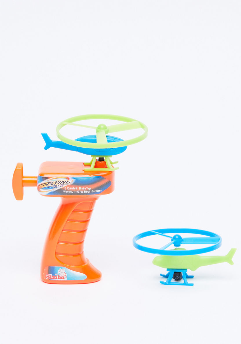 Simba 3-Piece Flying Zone Toy Shooter and Sky Copter Set-Scooters and Vehicles-image-0