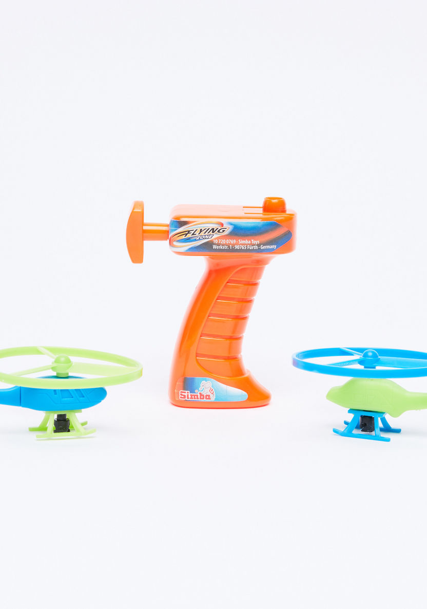 Simba 3-Piece Flying Zone Toy Shooter and Sky Copter Set-Scooters and Vehicles-image-2