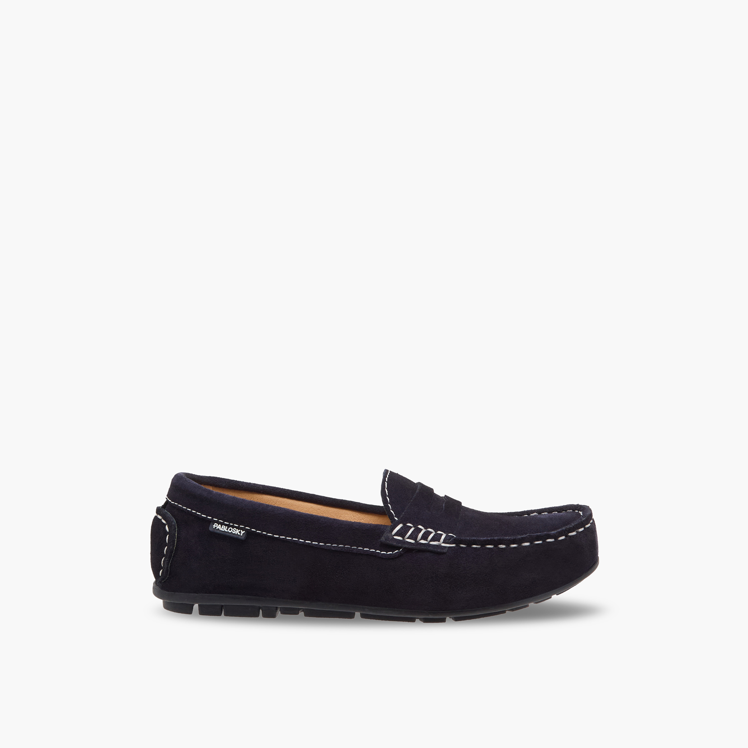 Pablosky Boys Leather Slip-On Loafers-boys-shoes-loafers-image-3
