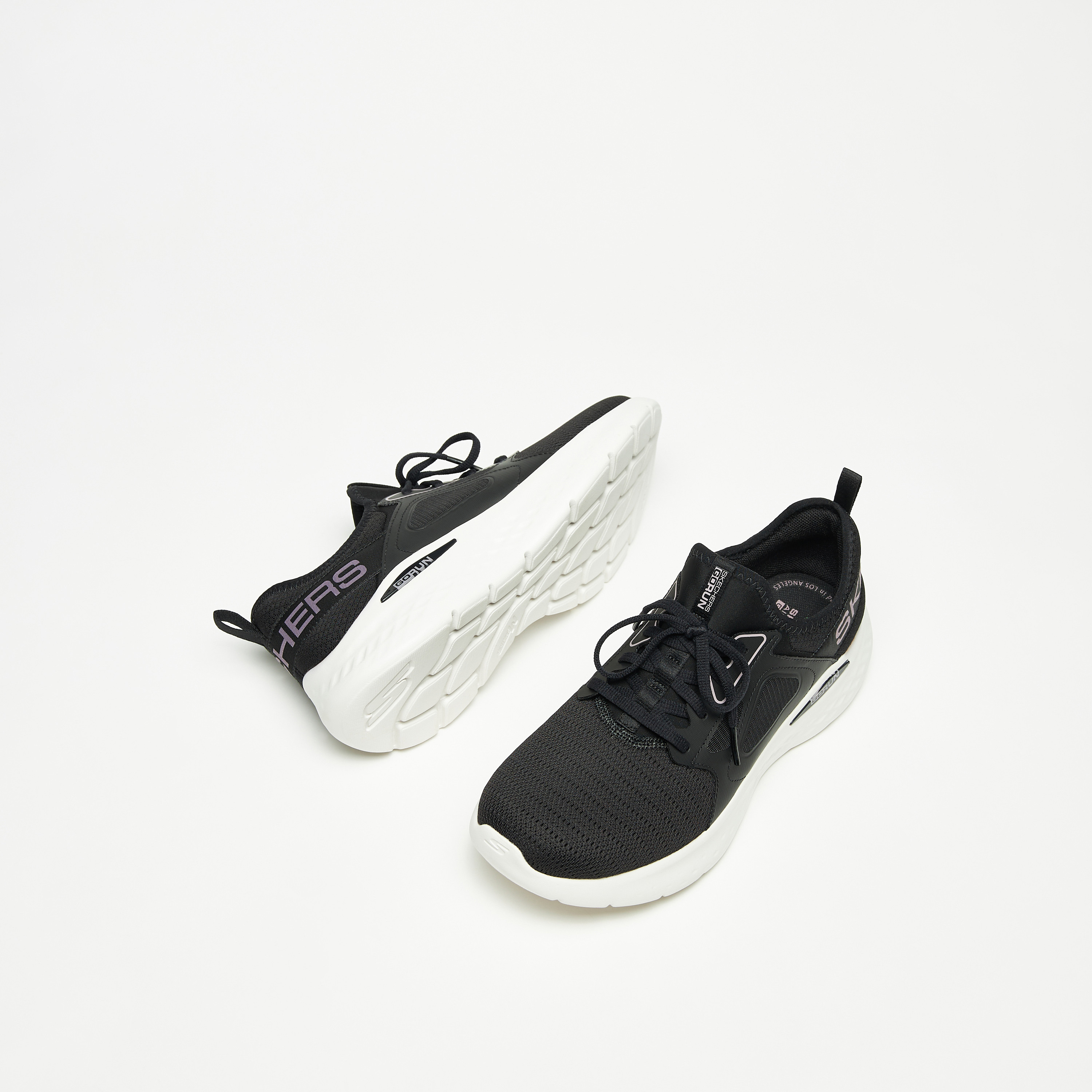 Skechers Go Run Lite Women Memory Foam Running Shoes 129444-BKMV | OE-sports-women-shoes-image-6