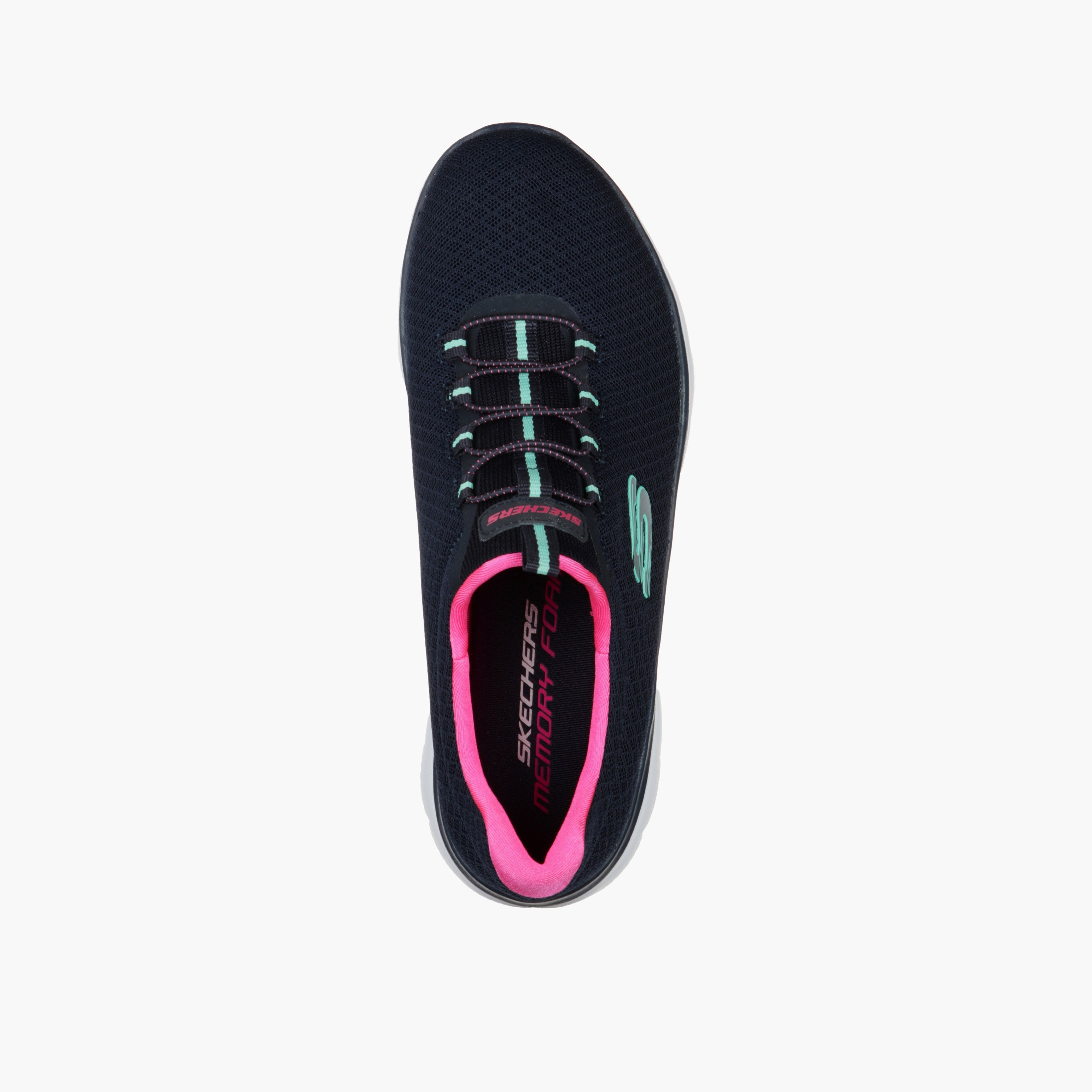 Skechers Women SUMMITS Textured Slip-On Sports Shoes-women-shoes-sneakers-image-2
