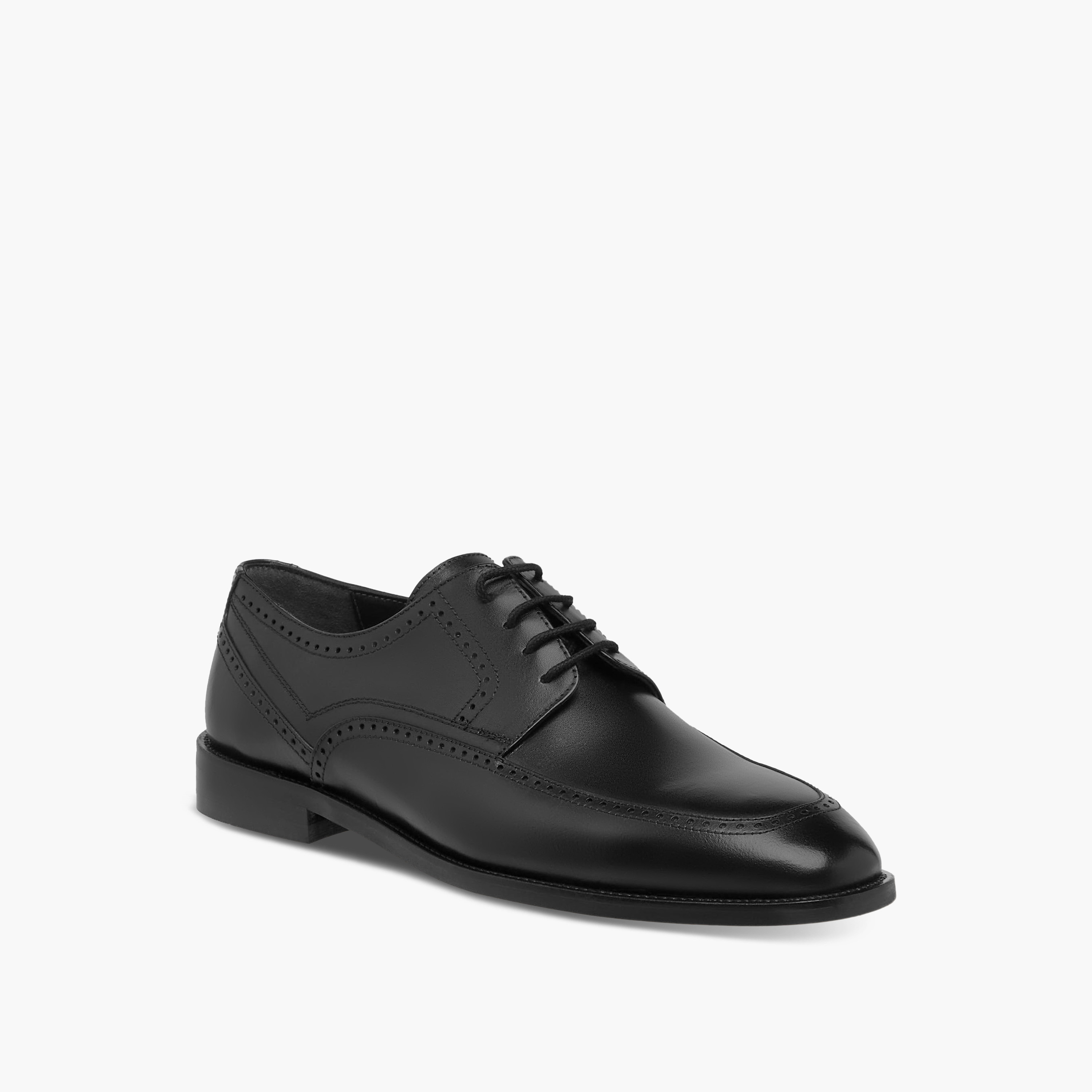 Duchini Men Lace-Up Leather Derby Shoes-men-shoes-formalshoes-image-2