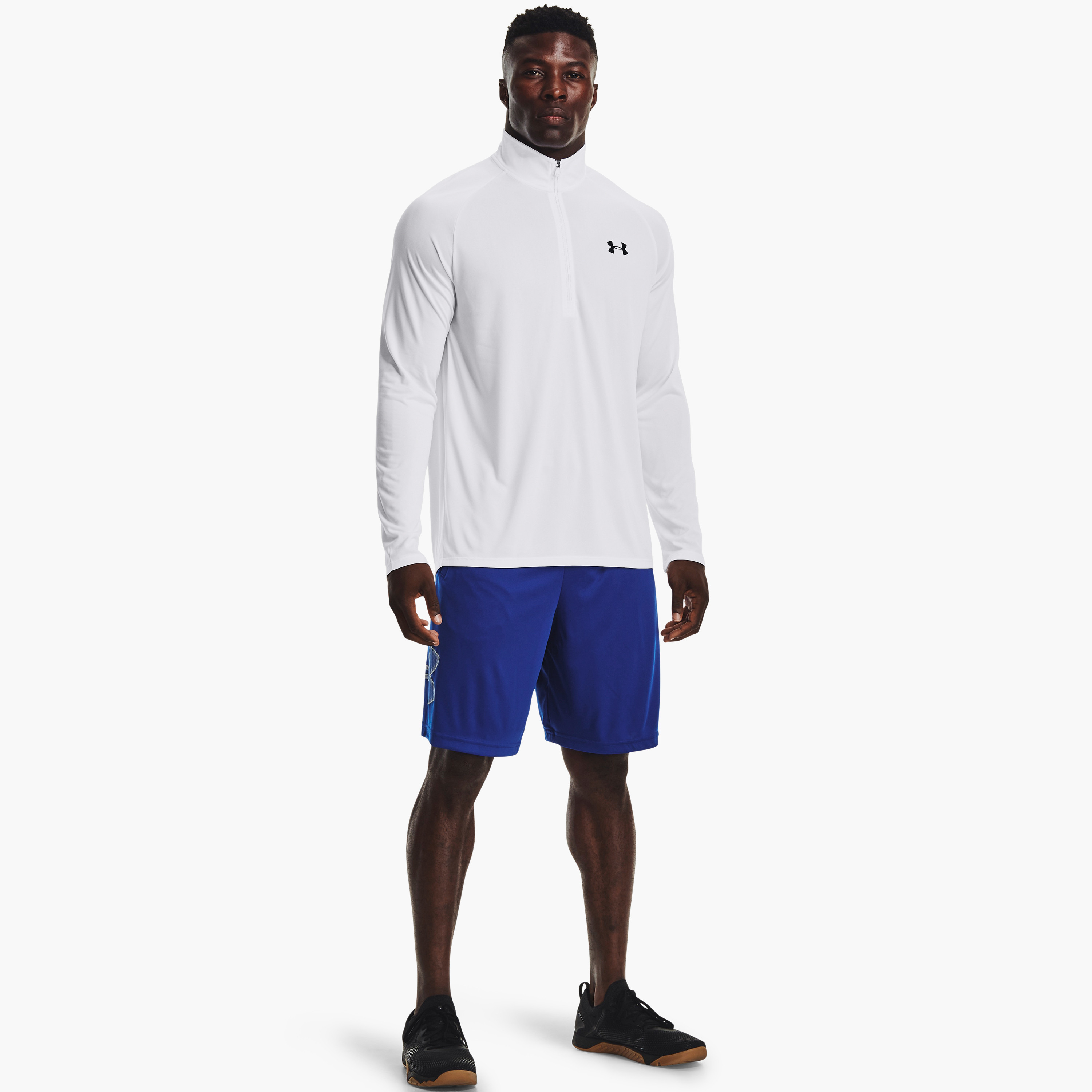 Under Armour Tech Logo Mid-Rise Shorts | 1306443-men-clothing-bottoms-shorts-image-2
