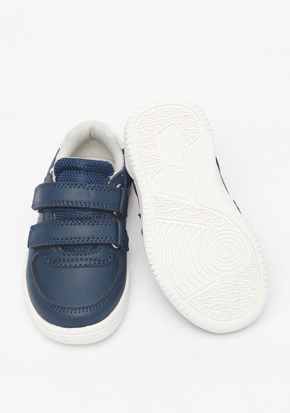 Barefeet Textured Shoes with Hook and Loop Closure-Boy%27s Sneakers-image-2