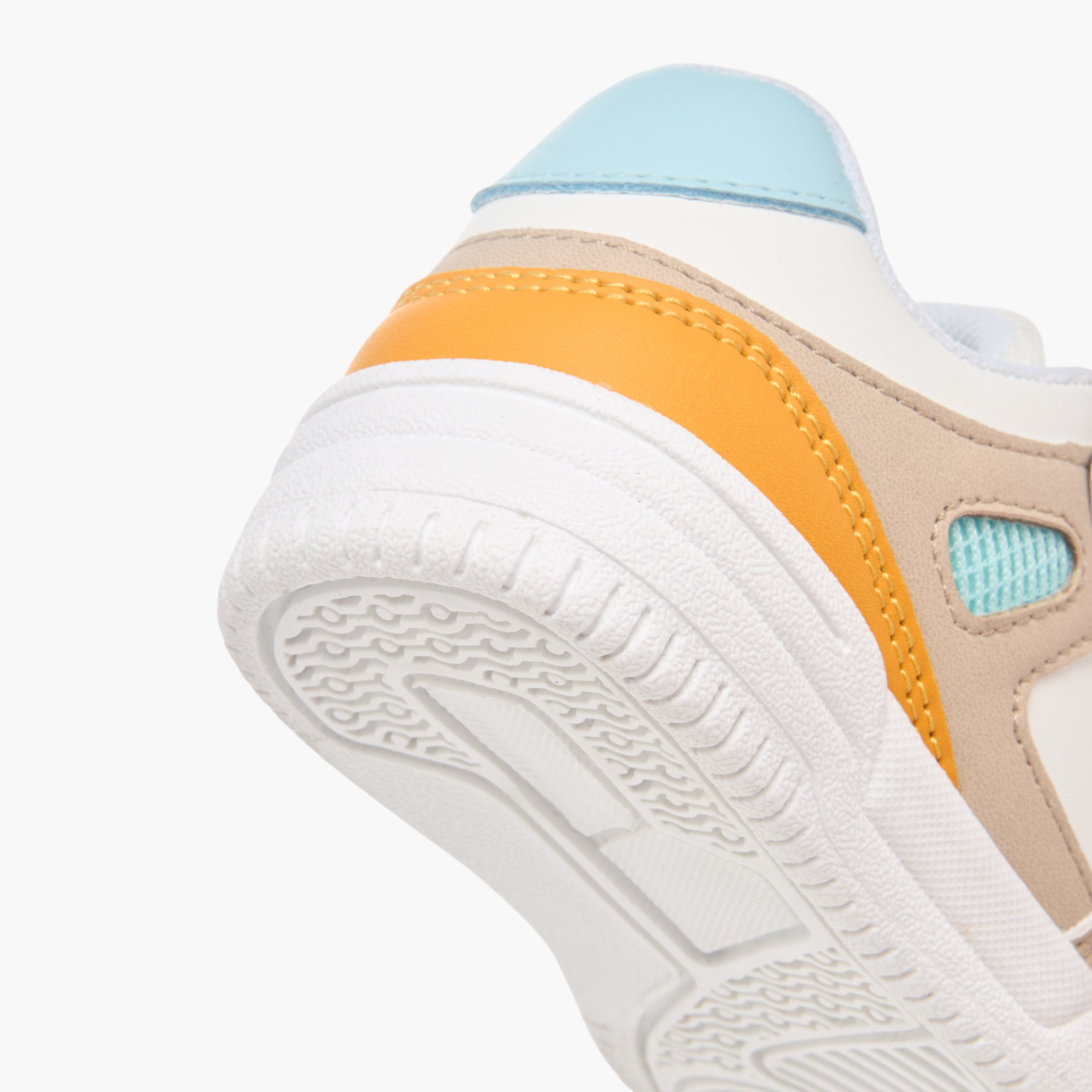 Barefeet Panelled Sneakers with Hook and Loop Closure-boys-shoes-sneakers-image-5