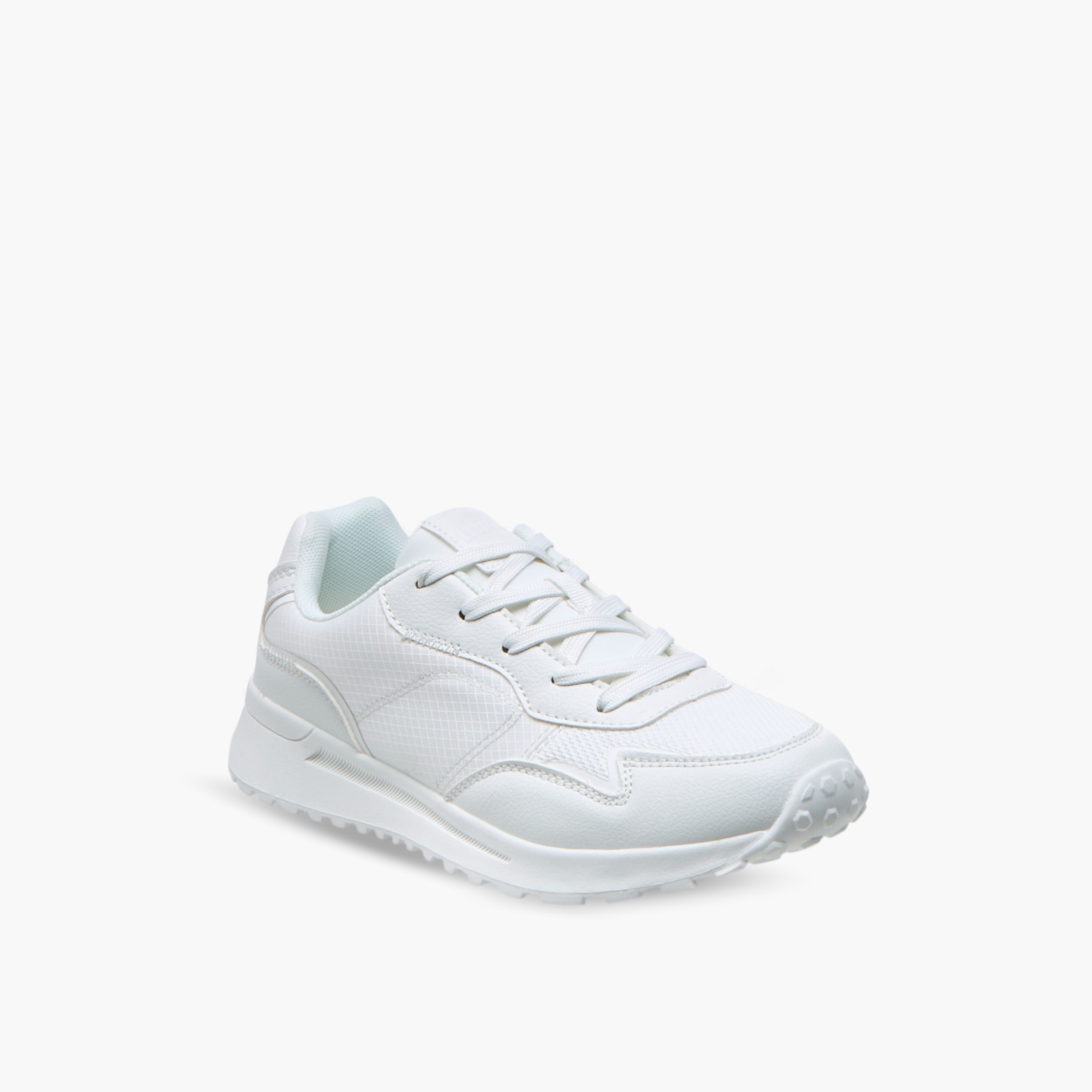 حذاء سنيكرز فلاي نيت بارز الملمس برباط إغلاق من ميسي-women-shoes-sneakers-image-2