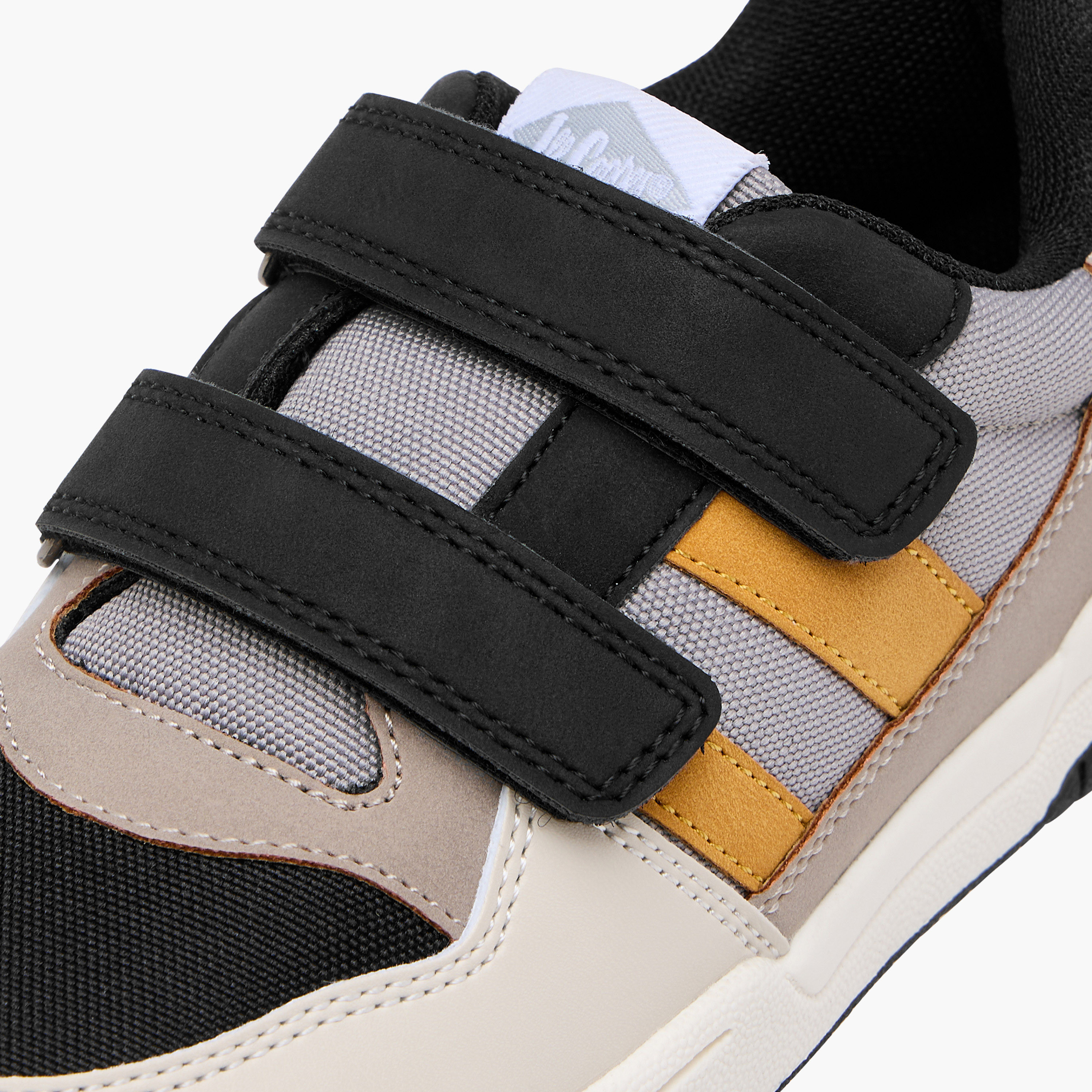 Lee Cooper Boys Panelled Sneakers with Hook and Loop Closure-boys-shoes-sneakers-image-4