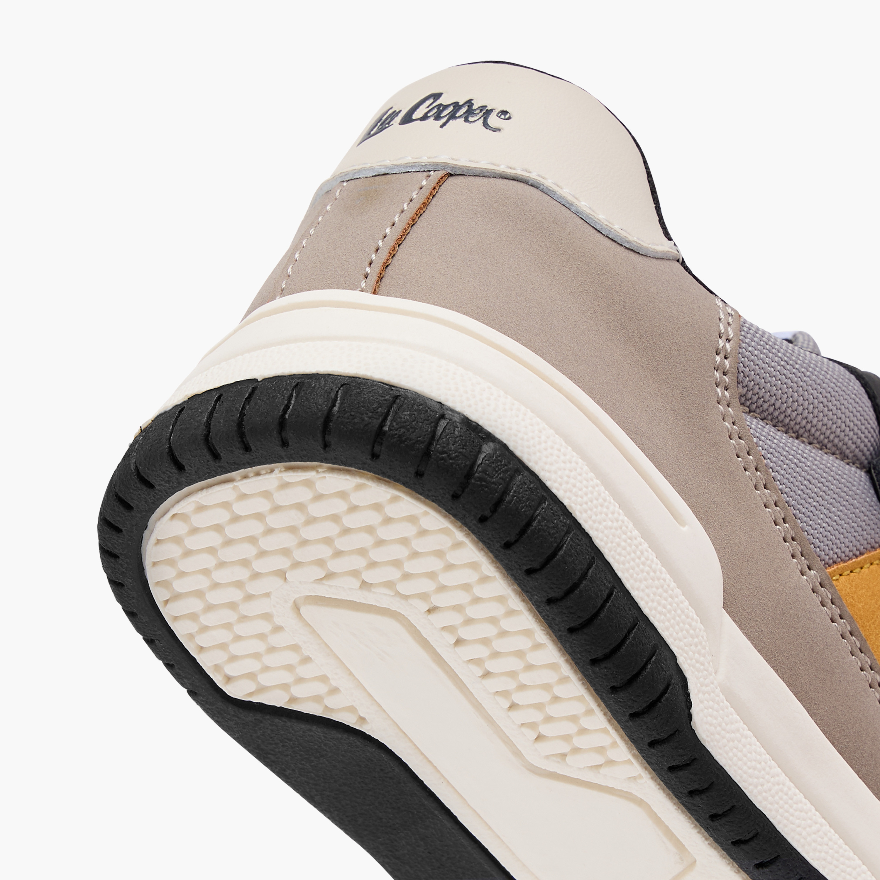 Lee Cooper Boys Panelled Sneakers with Hook and Loop Closure-boys-shoes-sneakers-image-5