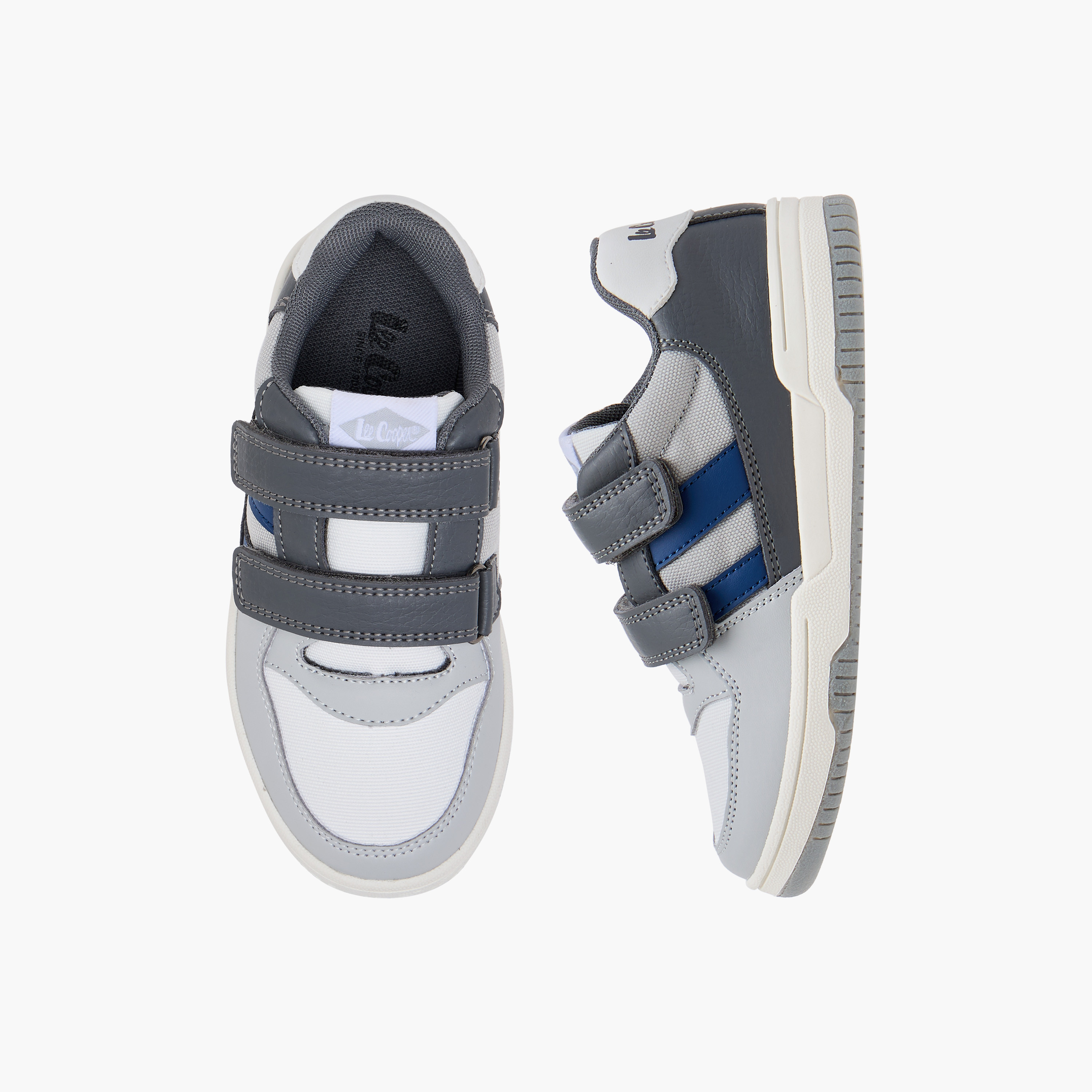 حذاء سنيكرز بشريط إغلاق لاصق وألواح للأولاد من لي كوبر-boys-shoes-sneakers-image-1