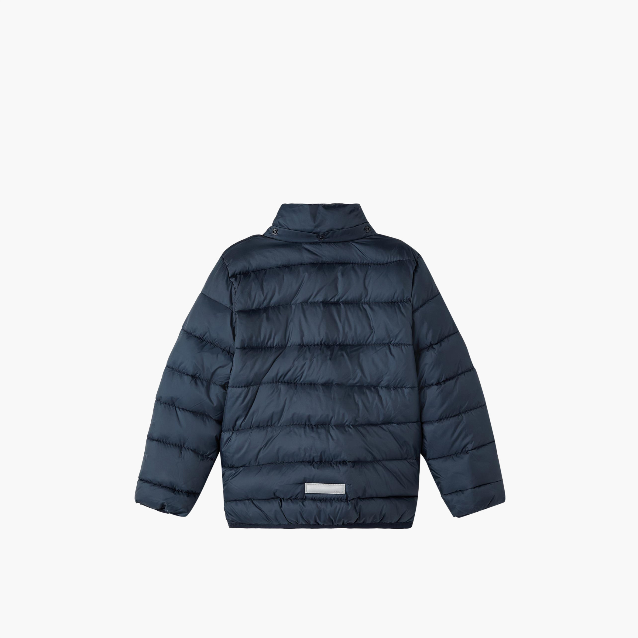 Name It Colourblock Puffer Jacket with Hood and Long Sleeves-boys-clothing-jacketsandcoats-image-3