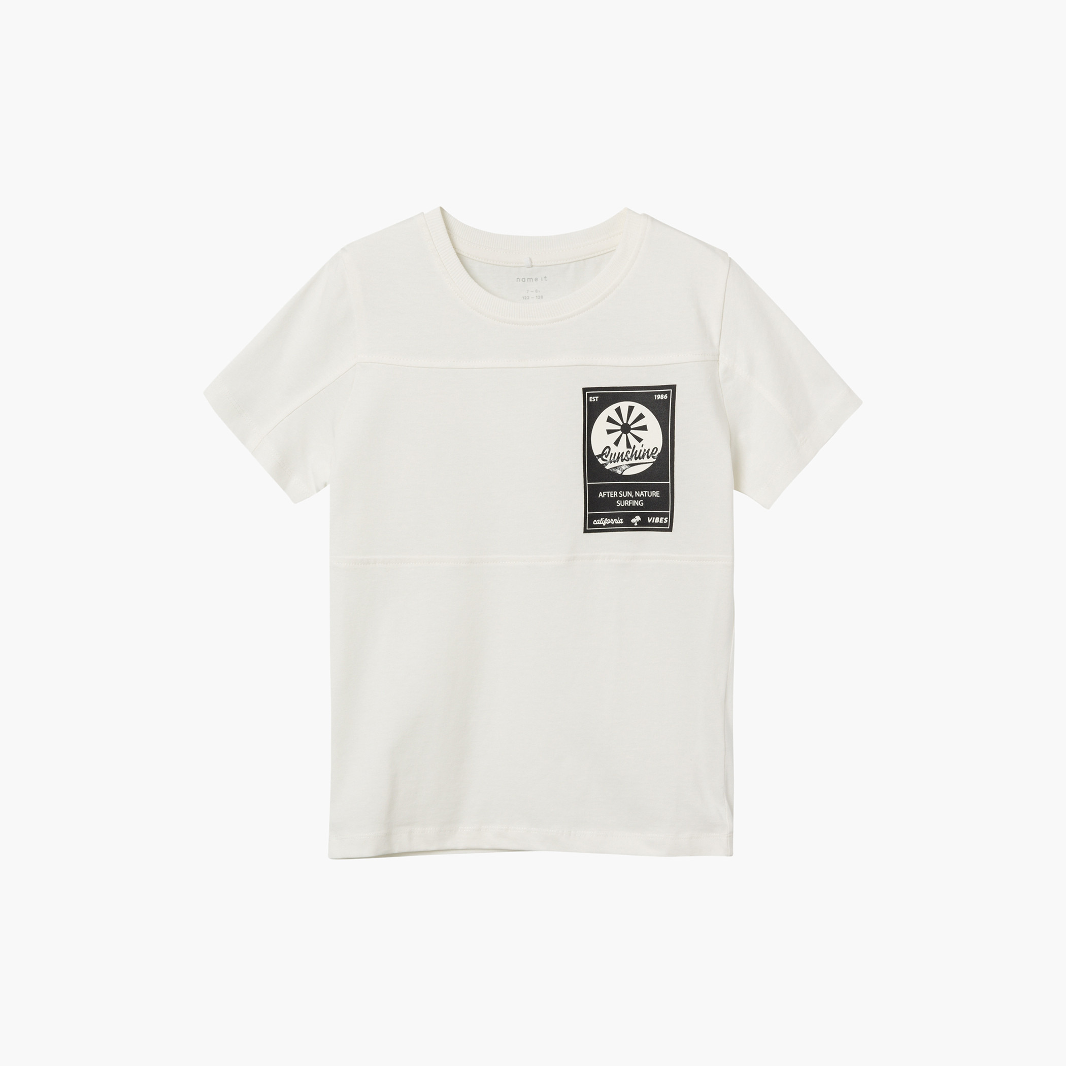 تيشيرت بياقة مستديرة وأكمام قصيرة وطبعات من نيم إت-boys-clothing-tshirtsandpolos-image-1