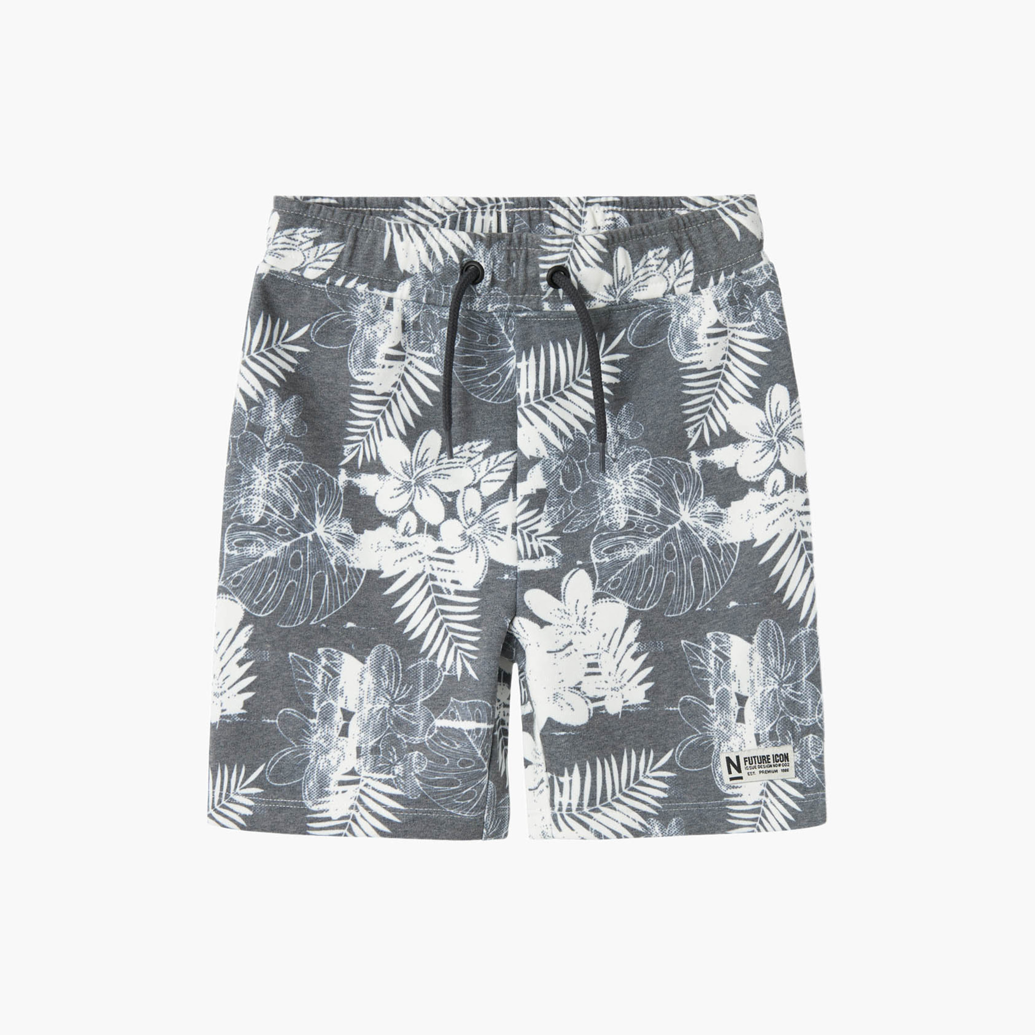 شورت بطبعات ورق شجر برباط إغلاق من نيم إت-boys-clothing-bottoms-shorts-image-1