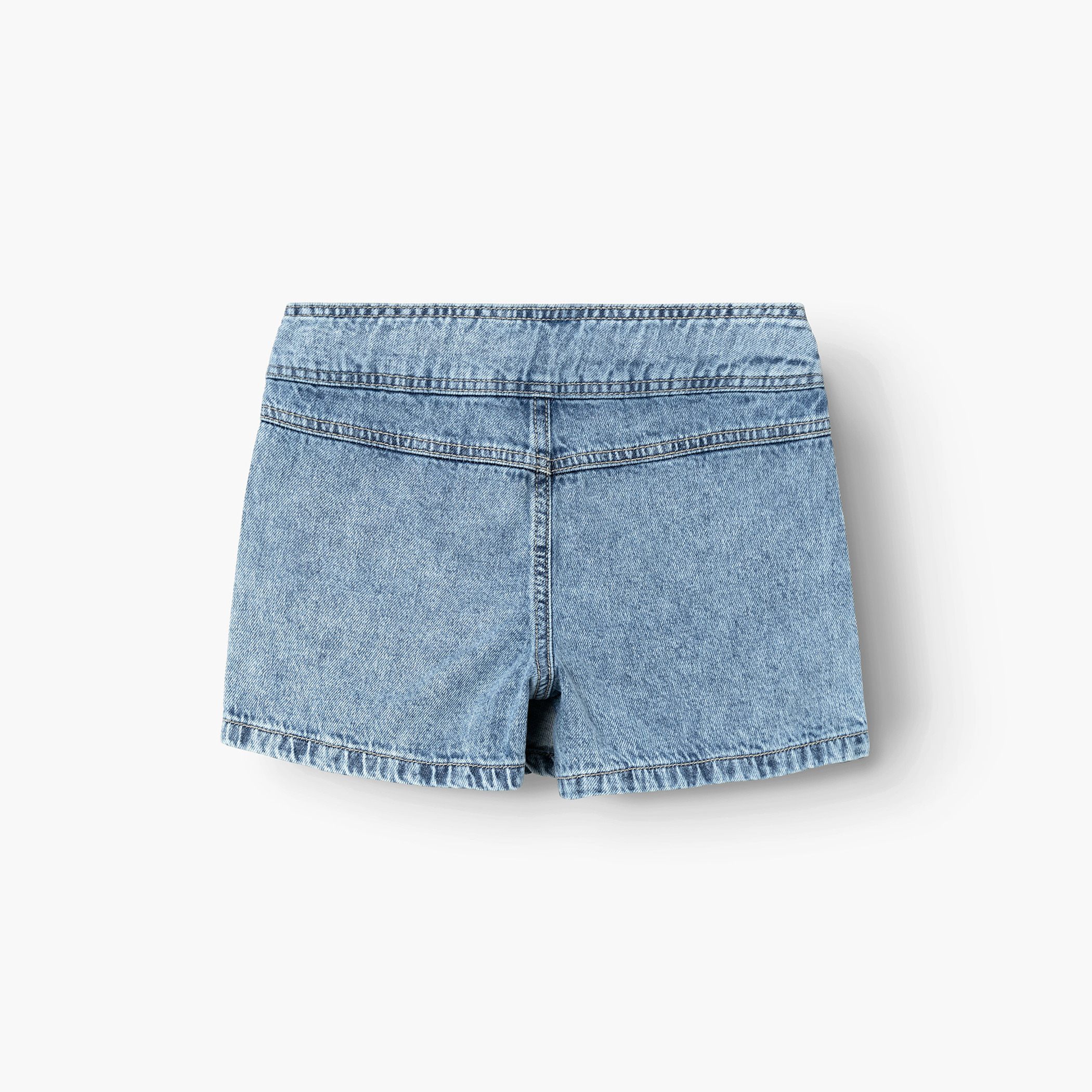 تنورة دينم بزر إغلاق للبنات من نيم إت-girls-clothing-bottoms-shorts-image-2