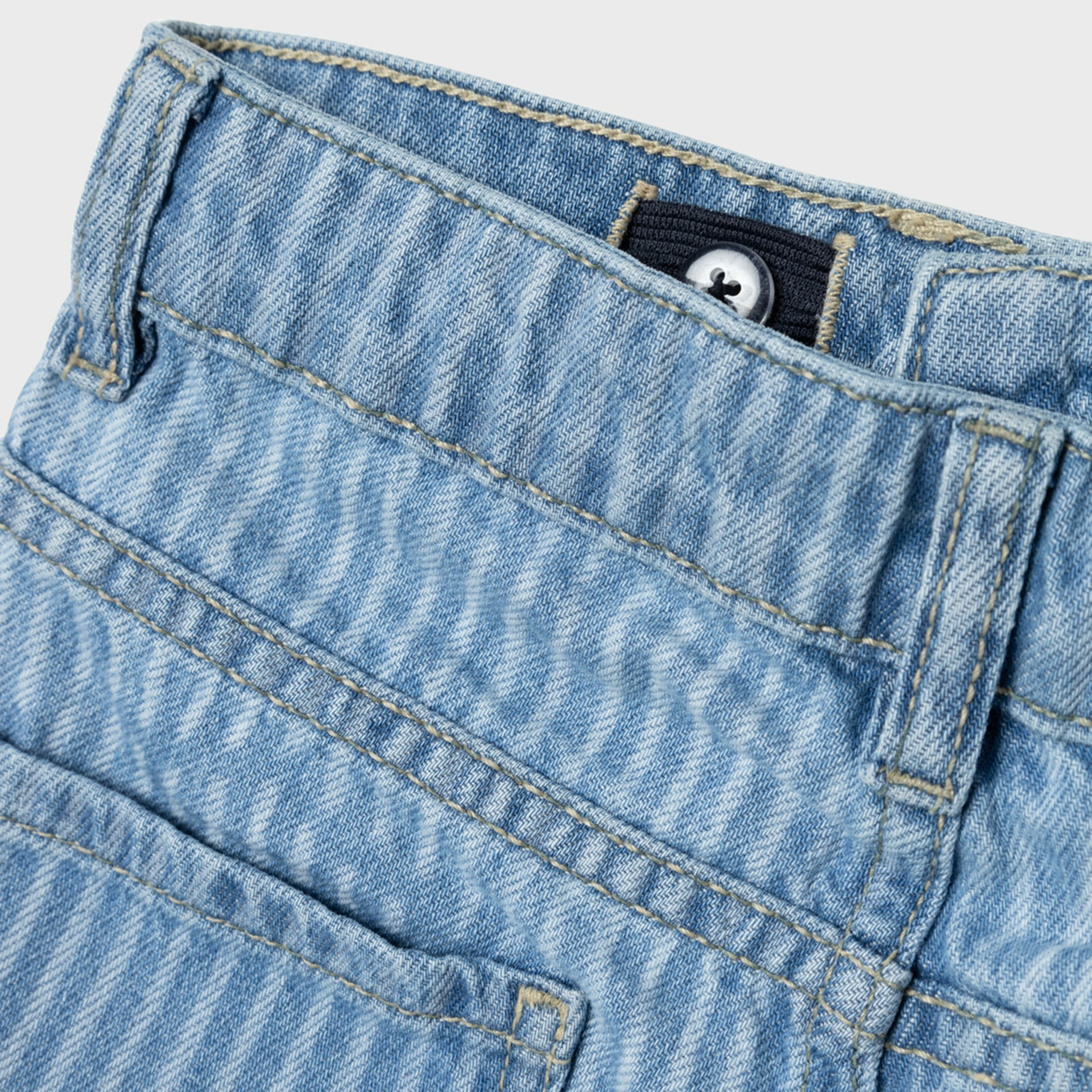 Name It Girls' Denim Shorts with Button Closure-girls-clothing-bottoms-shorts-image-3