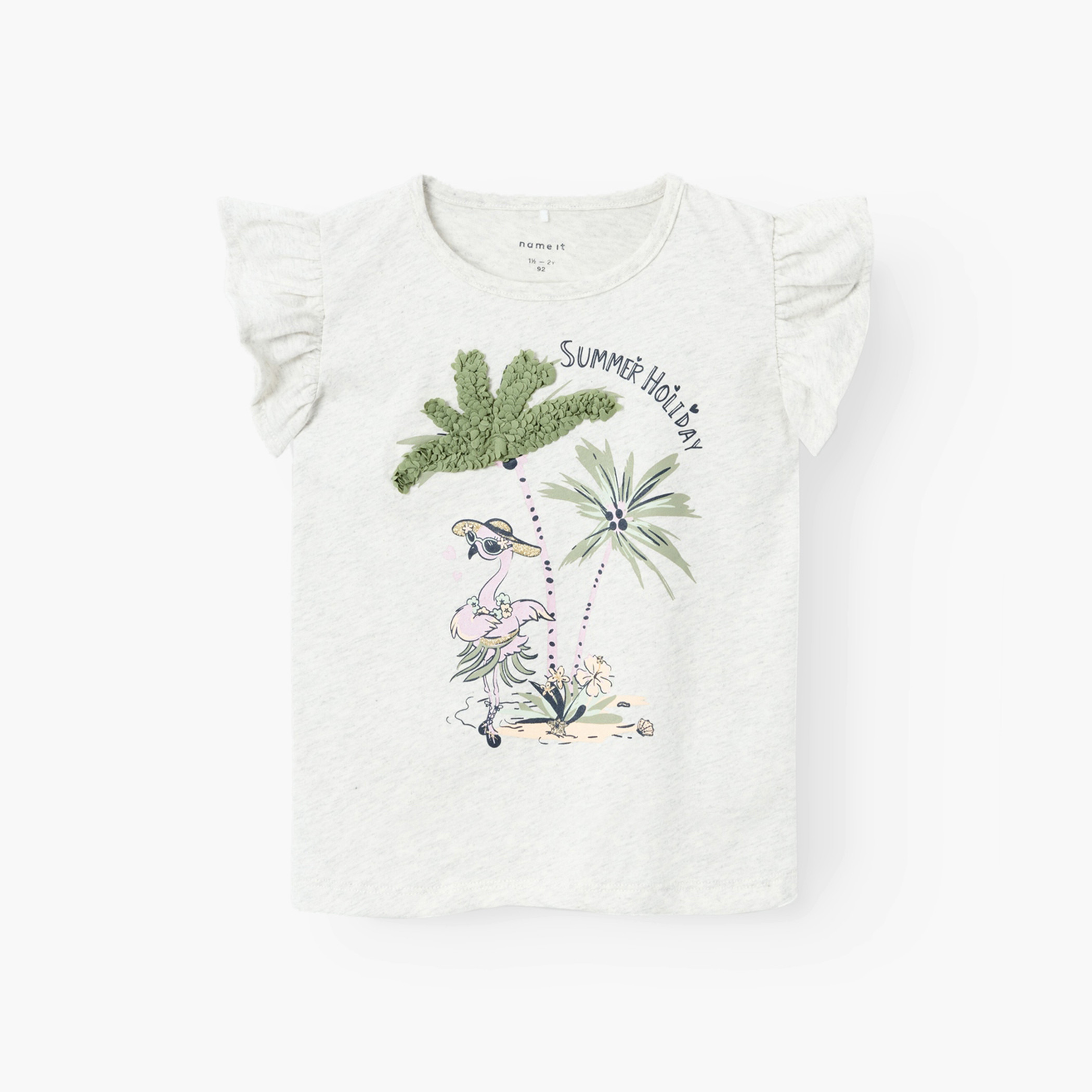 Name It Tropical Print Top with Ruffle Sleeves-baby-girls-clothing-blousesandshirts-image-1