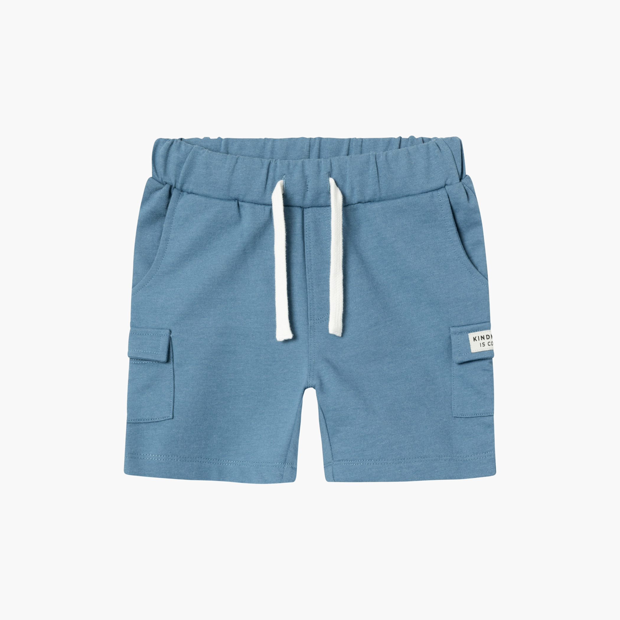 Name It Solid Shorts with Drawstring Closure and Pockets-baby-boys-clothing-bottoms-shorts-image-1