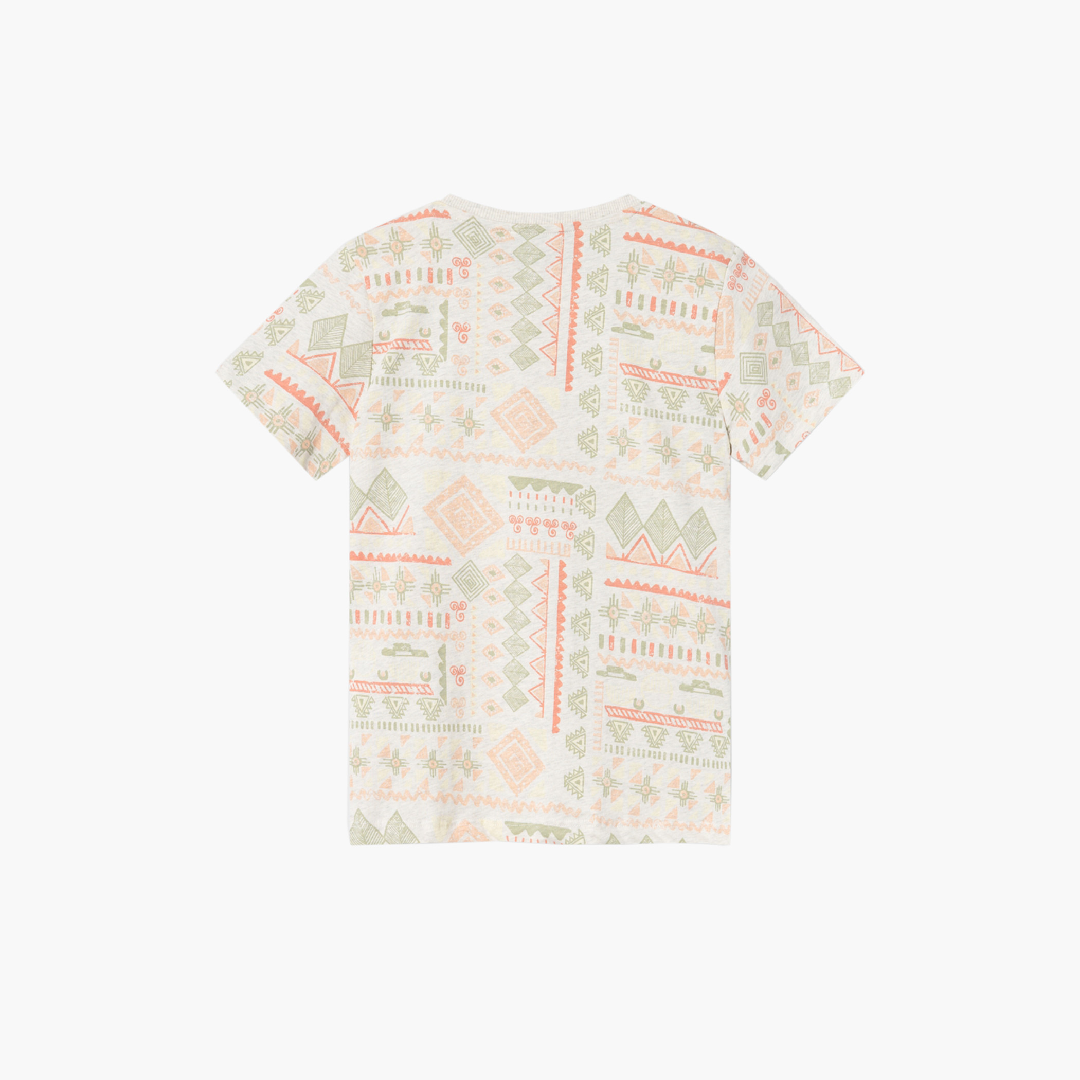 Name It All-Over Print T-shirt with Short Sleeves-boys-clothing-tshirtsandpolos-image-2