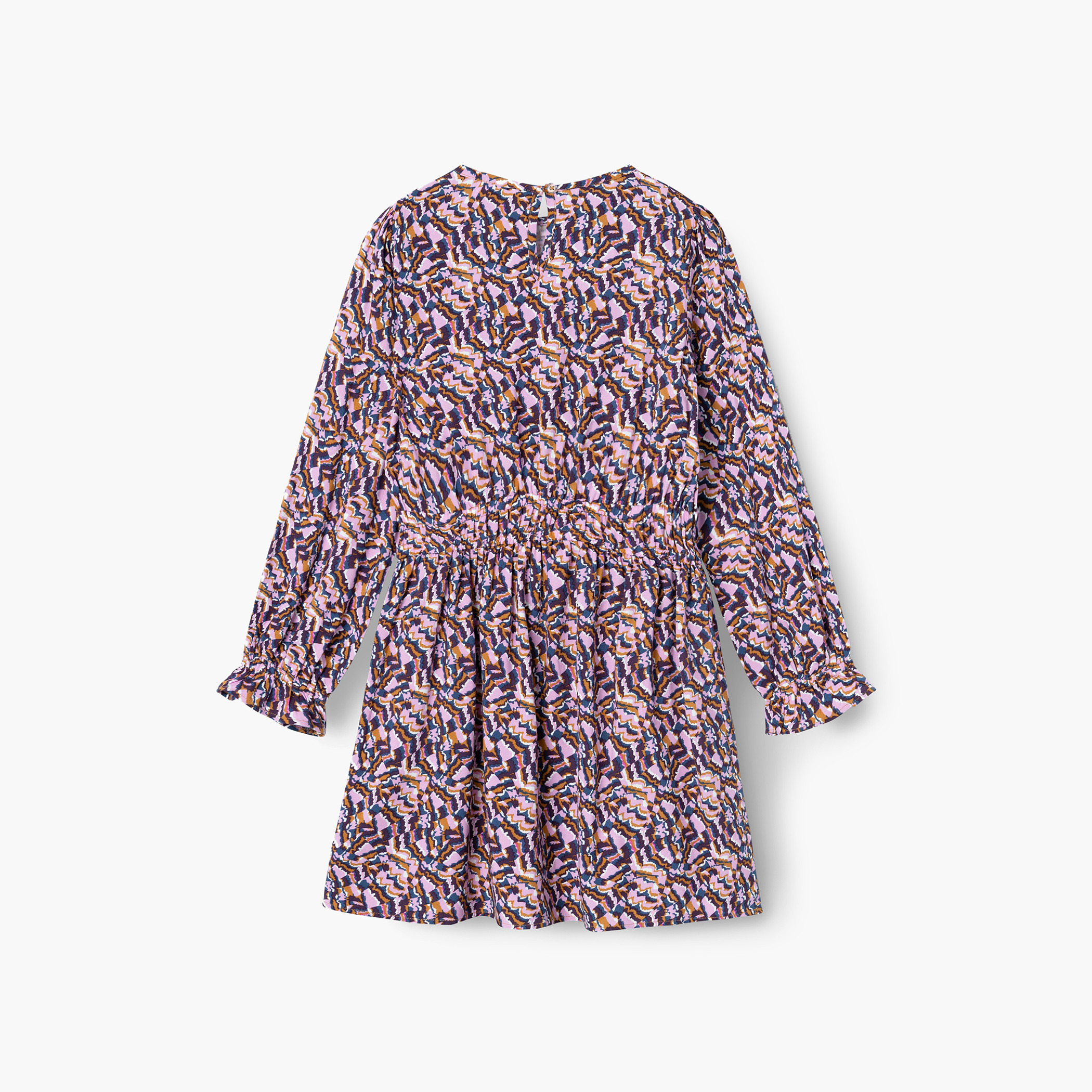 فستان إيه لاين بأكمام طويلة وطبعات من نيم إت-girls-clothing-dressesandjumpsuits-image-2