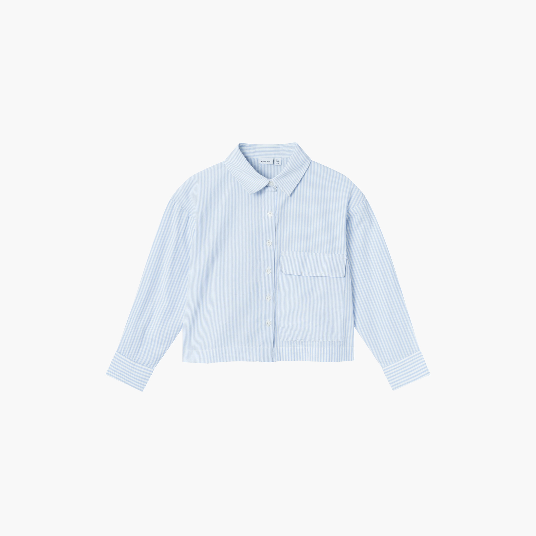 Name It Striped Collared Shirt with Long Sleeves-girls-clothing-blousesandshirts-image-3