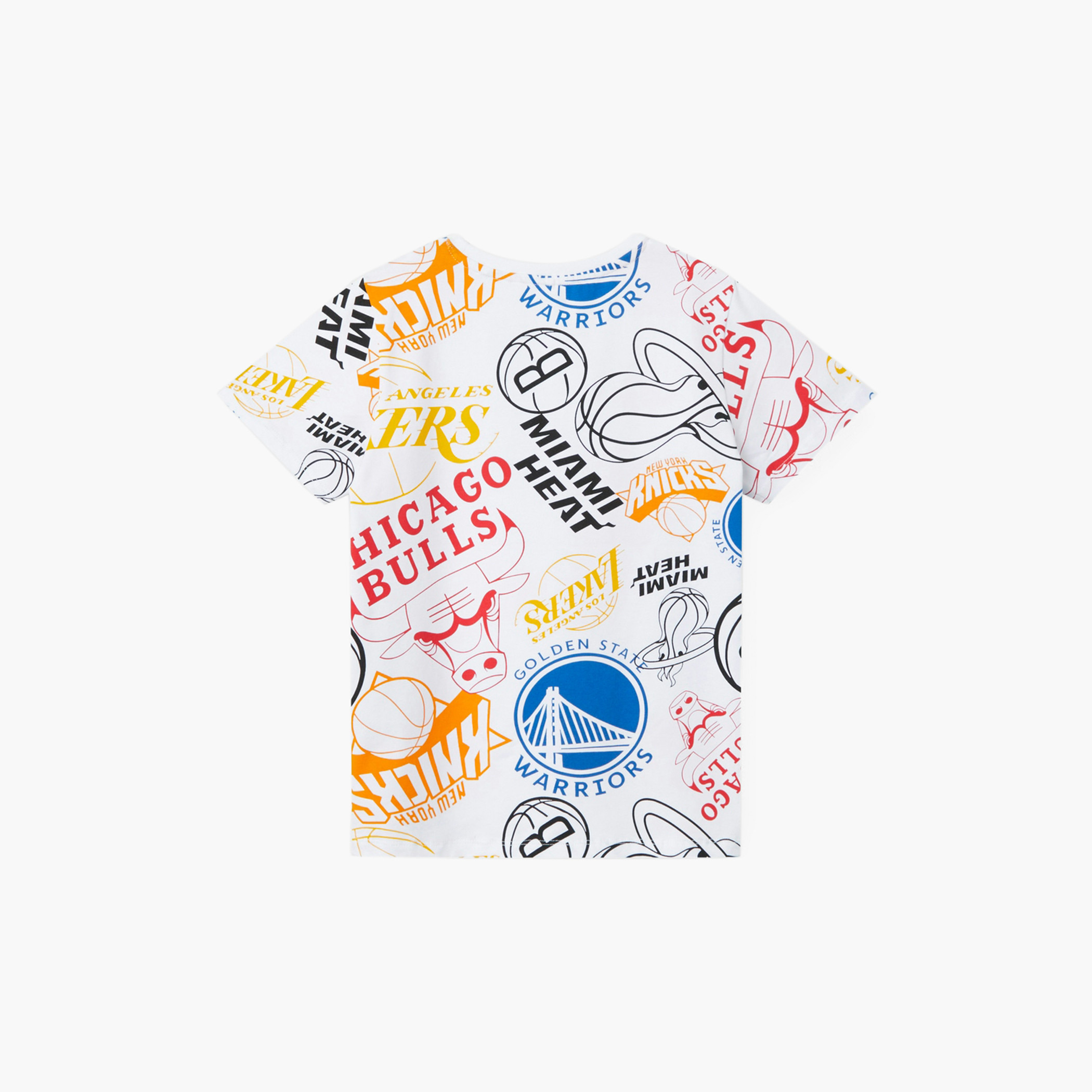 Name It All-Over Graphic Print T-shirt with Short Sleeves and Round Neck-boys-clothing-tshirtsandpolos-image-3