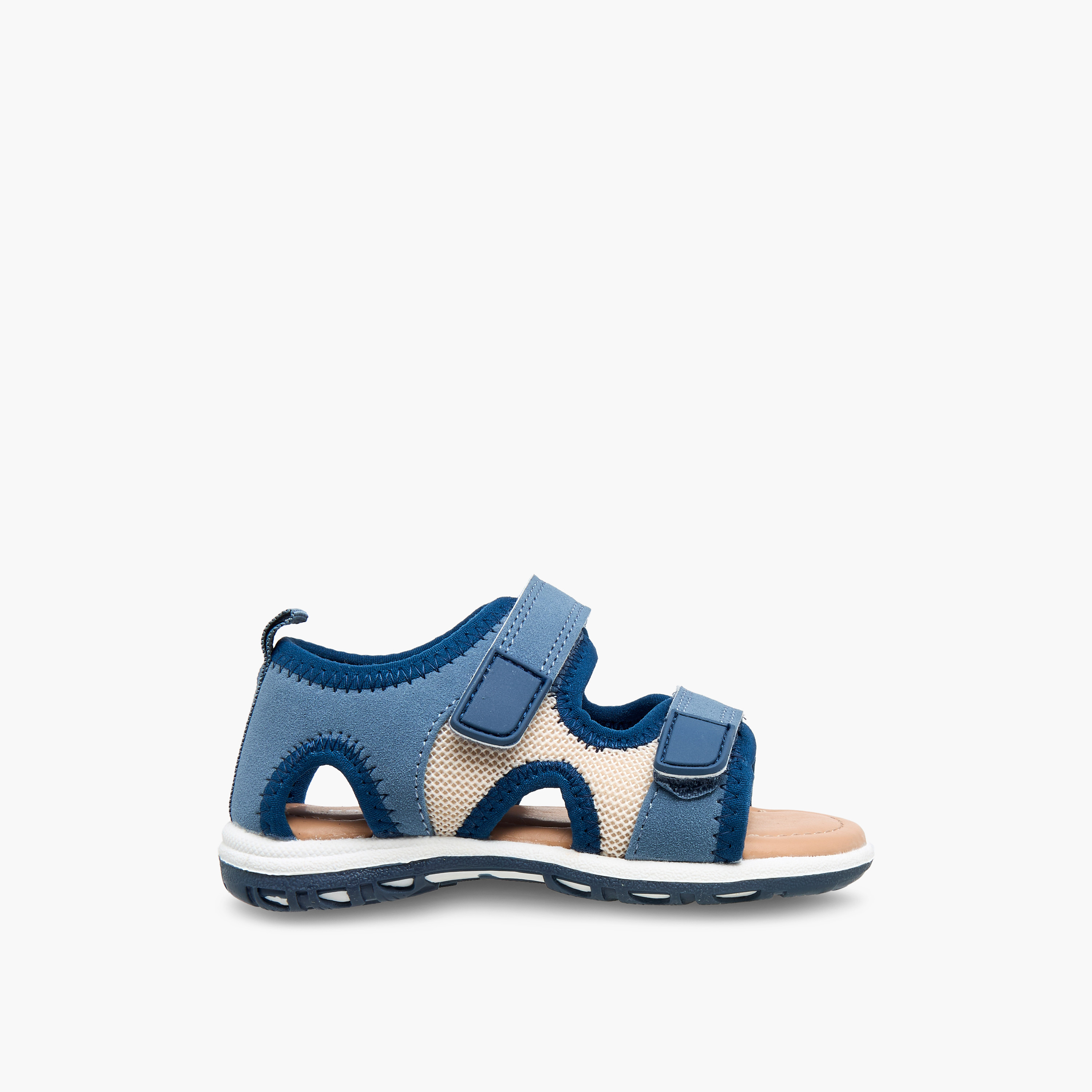 صندل سادة بشريط إغلاق لاصق من بيرفيت-baby-boys-shoes-sandals-image-2