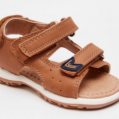 Barefeet Solid Floaters with Hook and Loop Closure-Baby Boy%27s Sandals-image-3