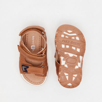 Barefeet Solid Floaters with Hook and Loop Closure-Baby Boy%27s Sandals-image-4