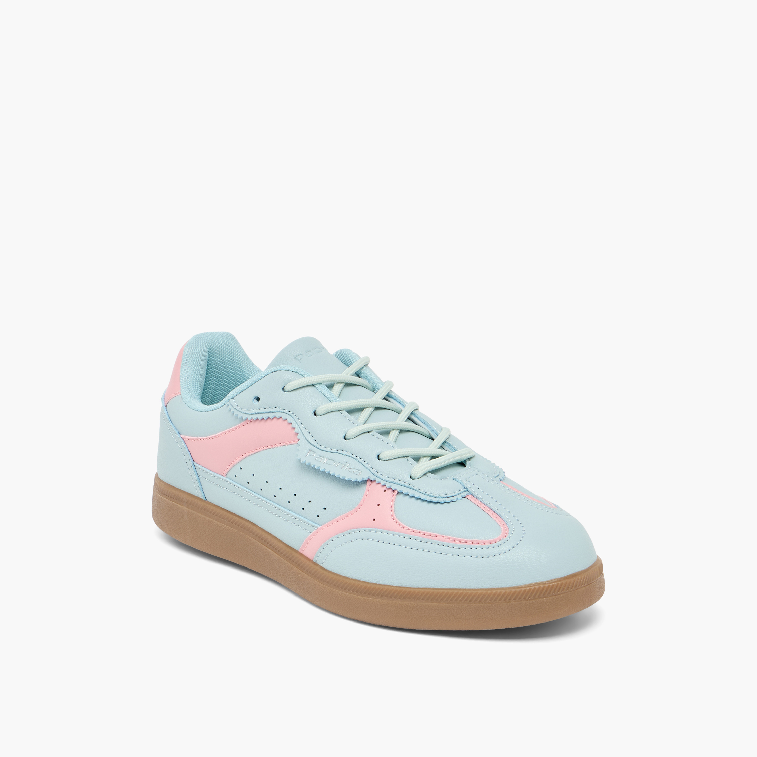 Paprika Women Lace-Up Ankle Sneakers-women-shoes-sneakers-image-2