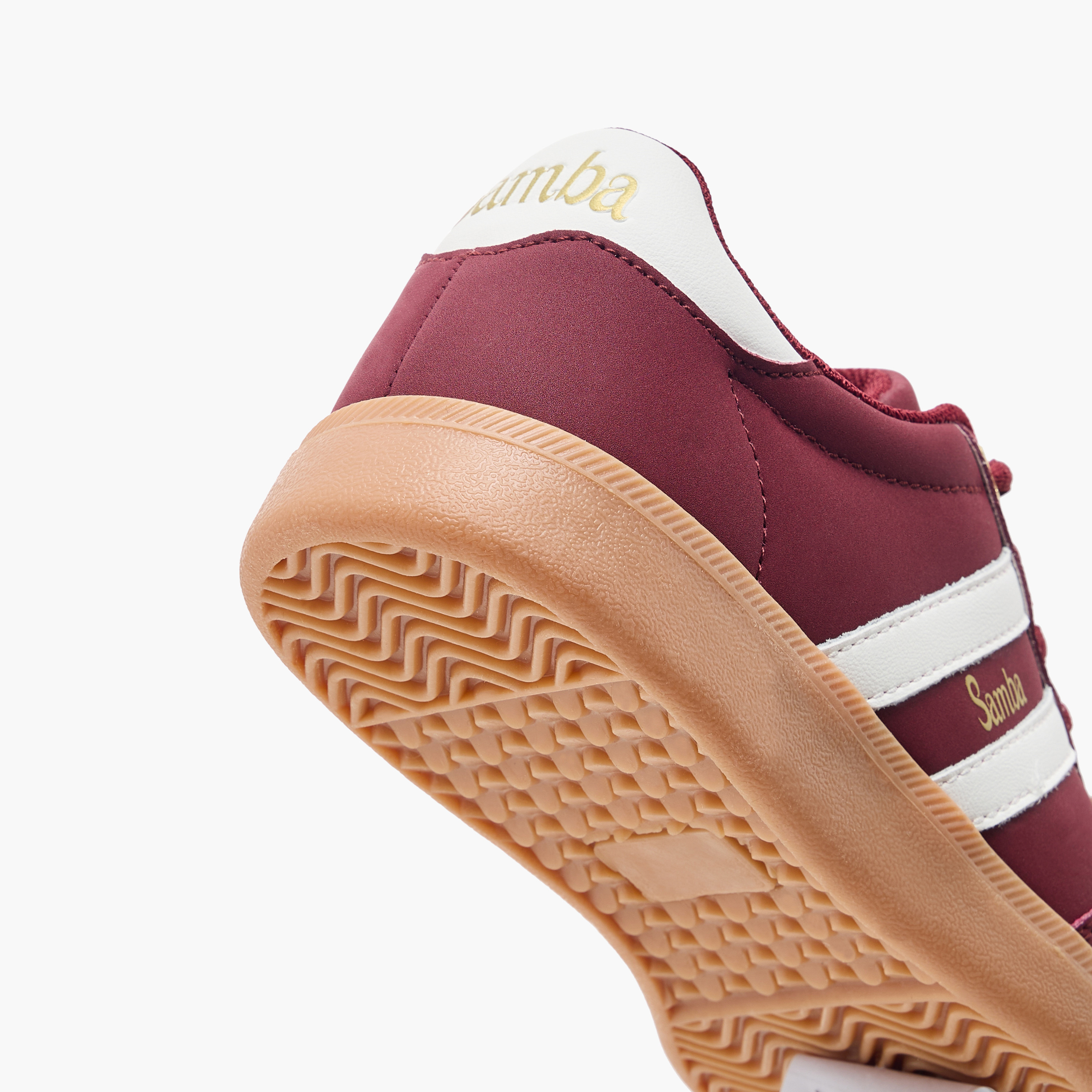 Samba Womens' Panelled Ankle Sneakers with Lace-Up Closure-women-shoes-sneakers-image-5