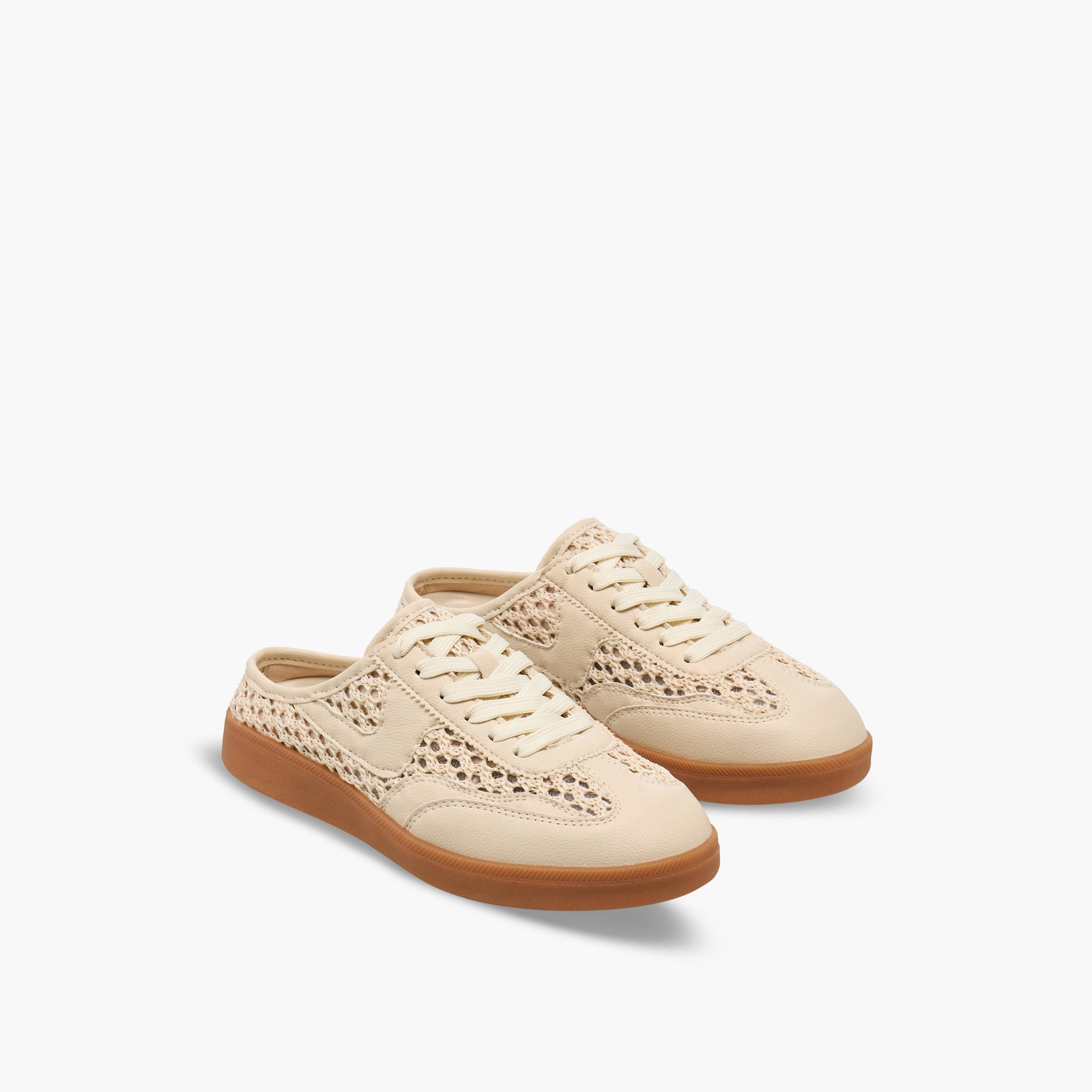 Flora Bella Women Mesh Detail Slip-On Sneakers-women-shoes-sneakers-image-1