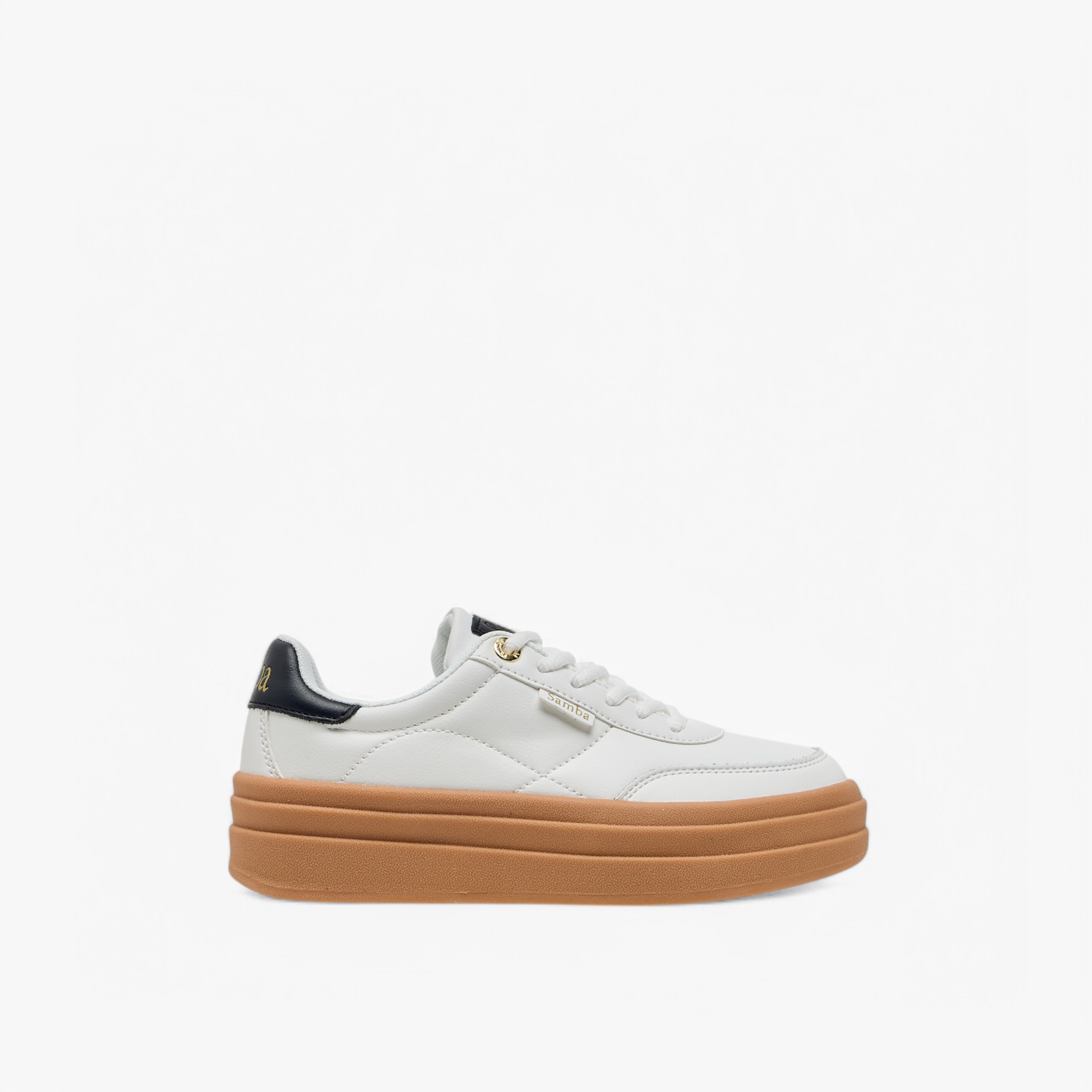 Samba Womens' Panelled Lace-Up Sneakers-women-shoes-sneakers-image-3