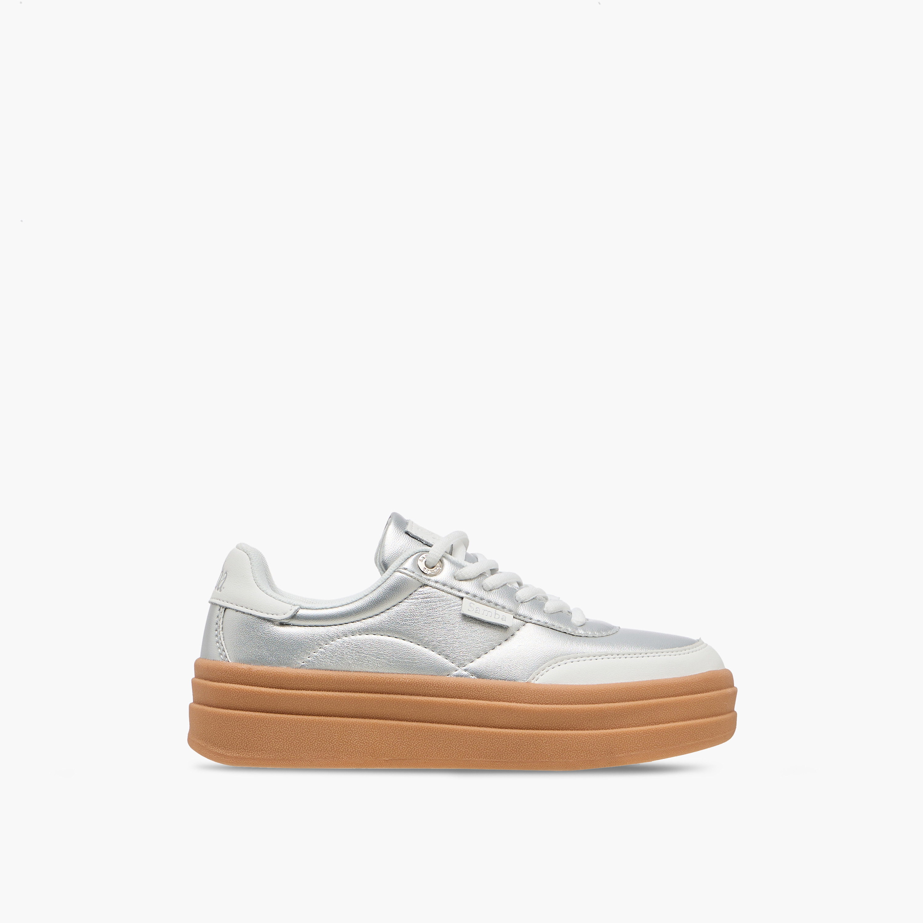 Samba Womens' Panelled Lace-Up Sneakers-women-shoes-sneakers-image-3