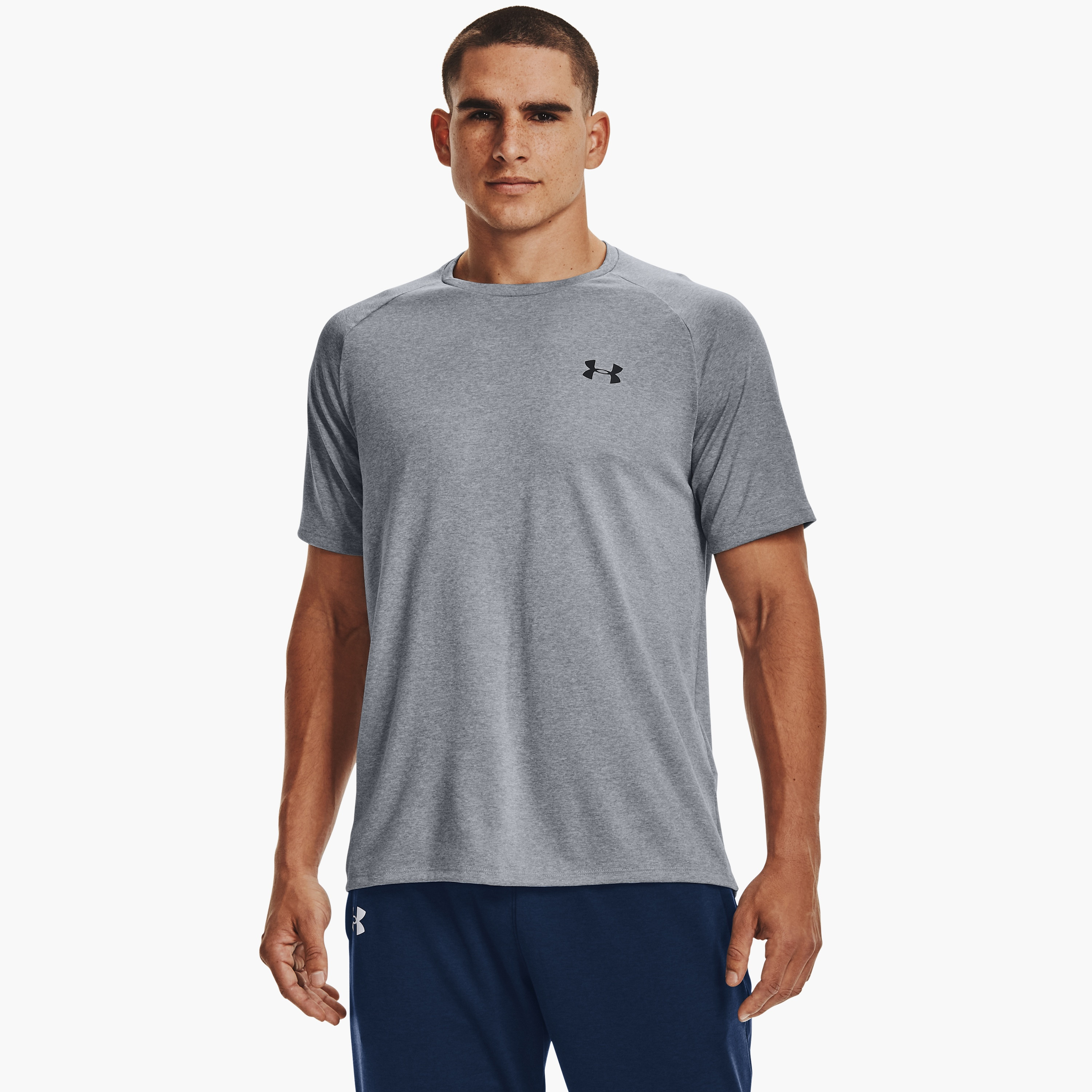 تي شيرت بياقة مستديرة وأكمام قصيرة من اندر ارمور تيك 2.0 | 1326413-men-clothing-sportswearandactivewear-tshirtsandpolos-image-5