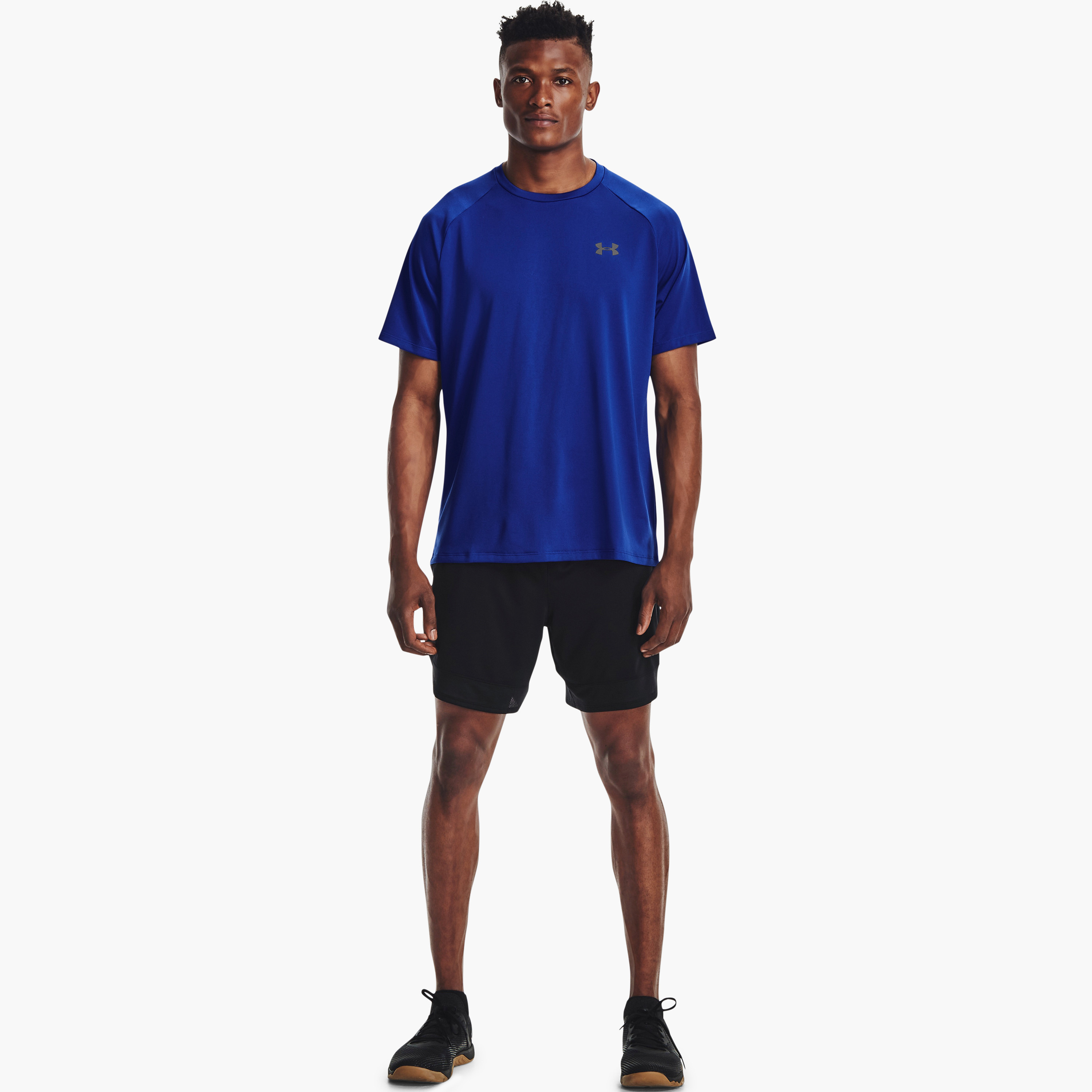 تي شيرت بياقة مستديرة وأكمام قصيرة من اندر ارمور تيك 2.0 | 1326413-men-clothing-sportswearandactivewear-tshirtsandpolos-image-14