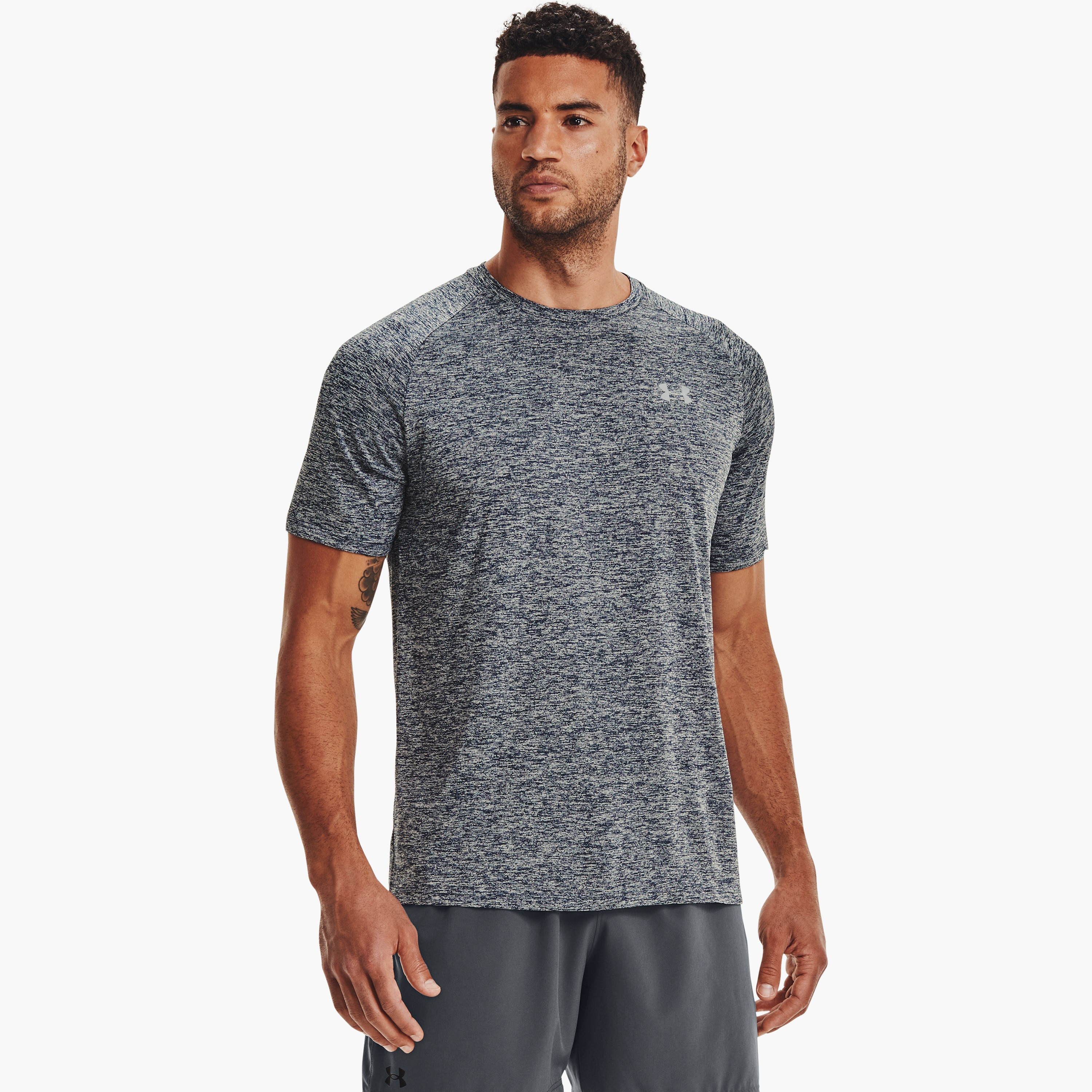 تي شيرت بياقة مستديرة وأكمام قصيرة من اندر ارمور تيك 2.0 | 1326413-men-clothing-sportswearandactivewear-tshirtsandpolos-image-17