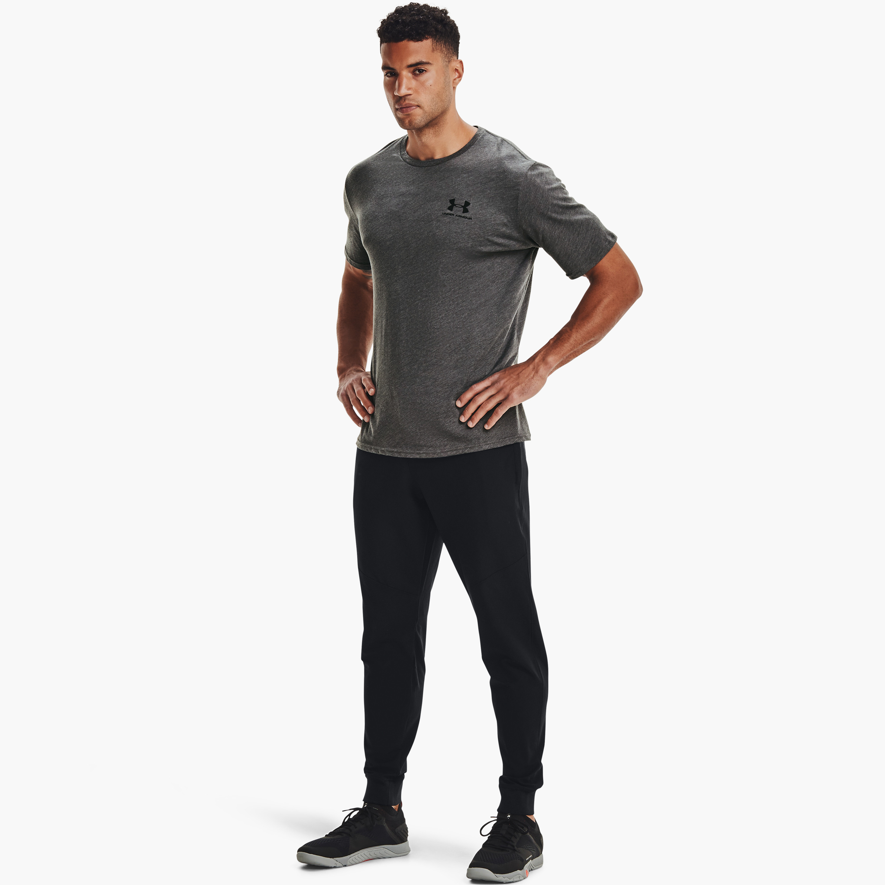Under Armour Sportstyle Plain Crew Neck Short Sleeves T-Shirt | 1326799-men-clothing-sportswearandactivewear-tshirtsandpolos-image-2