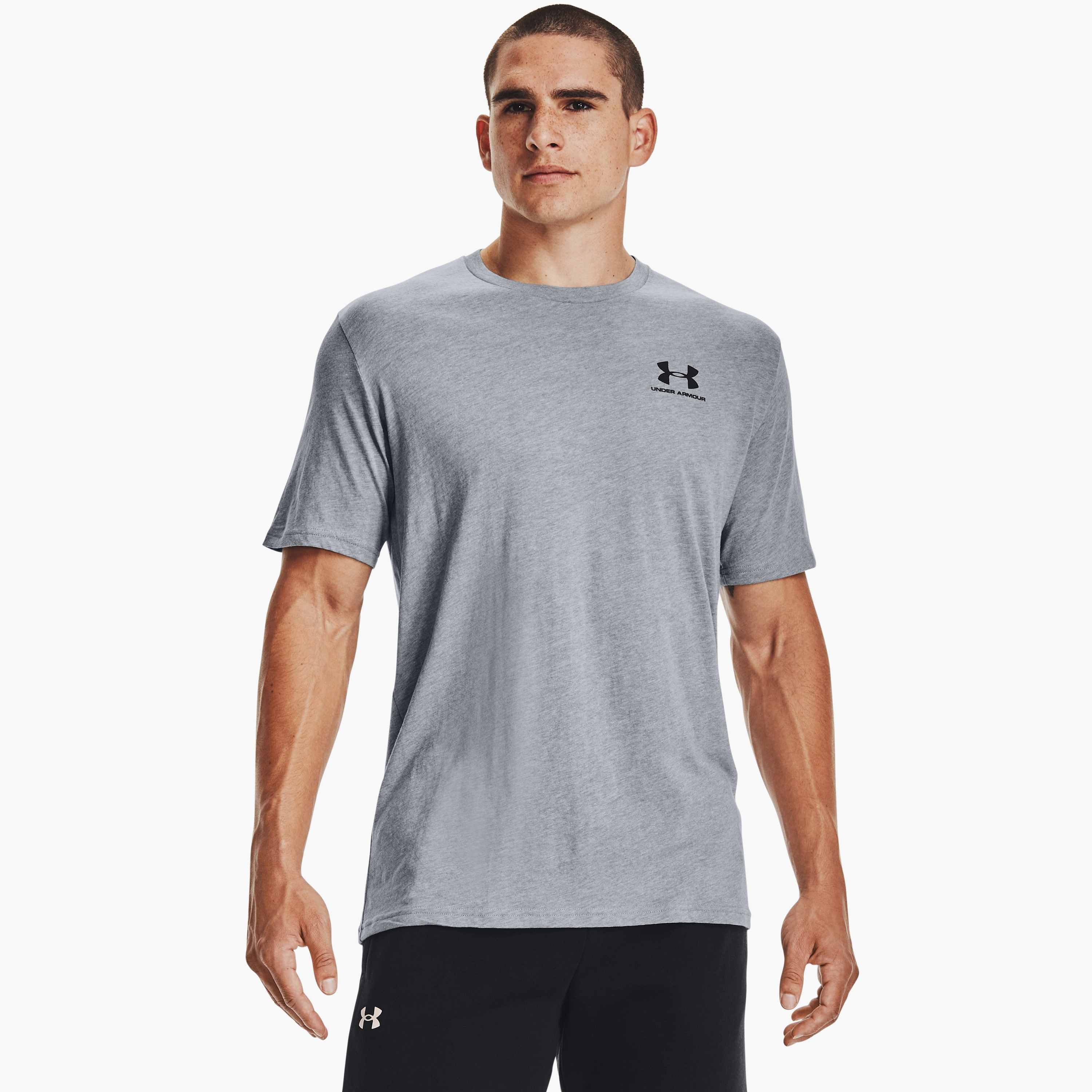 Under Armour Sportstyle Plain Crew Neck Short Sleeves T-Shirt | 1326799-men-clothing-sportswearandactivewear-tshirtsandpolos-image-5
