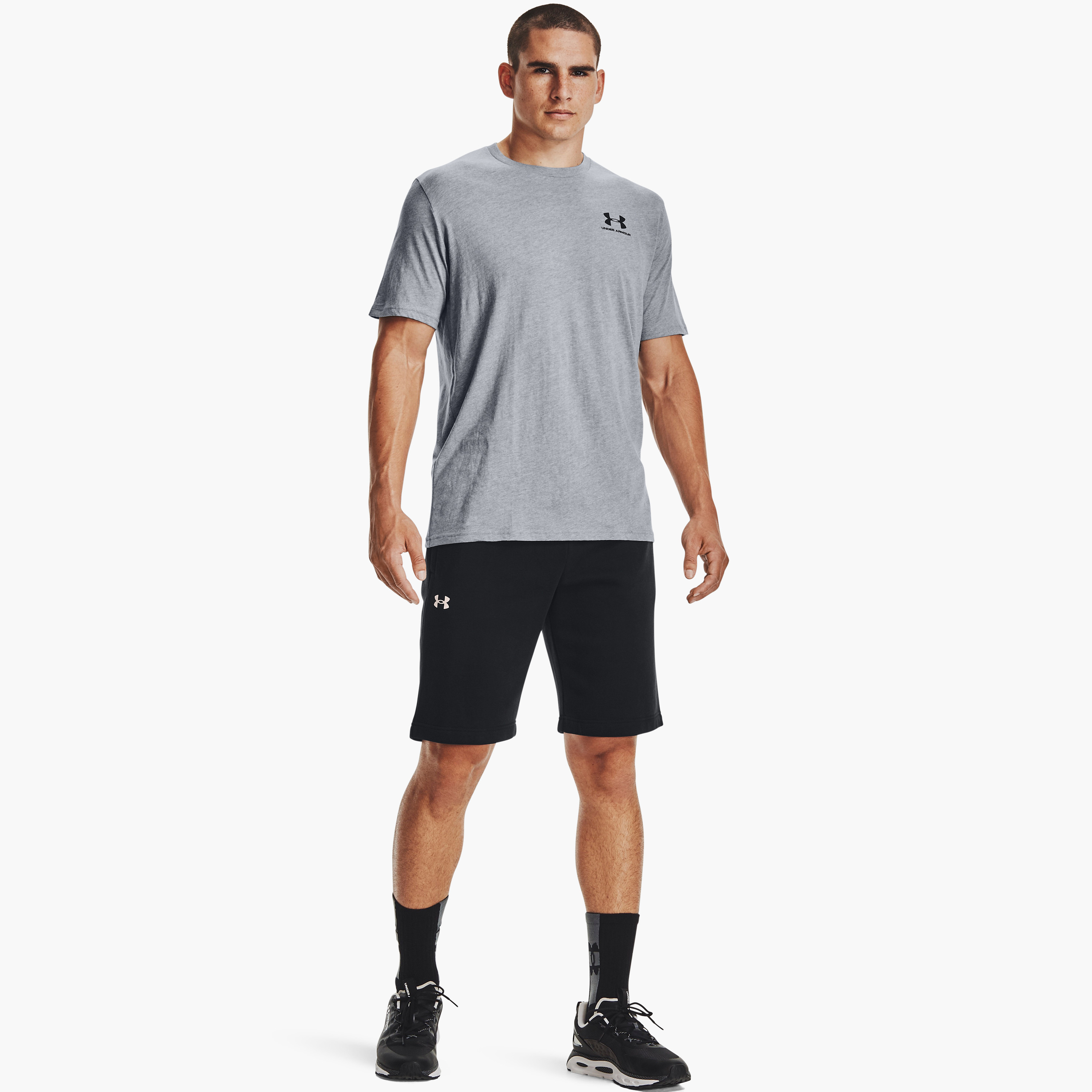 Under Armour Sportstyle Plain Crew Neck Short Sleeves T-Shirt | 1326799-men-clothing-sportswearandactivewear-tshirtsandpolos-image-6