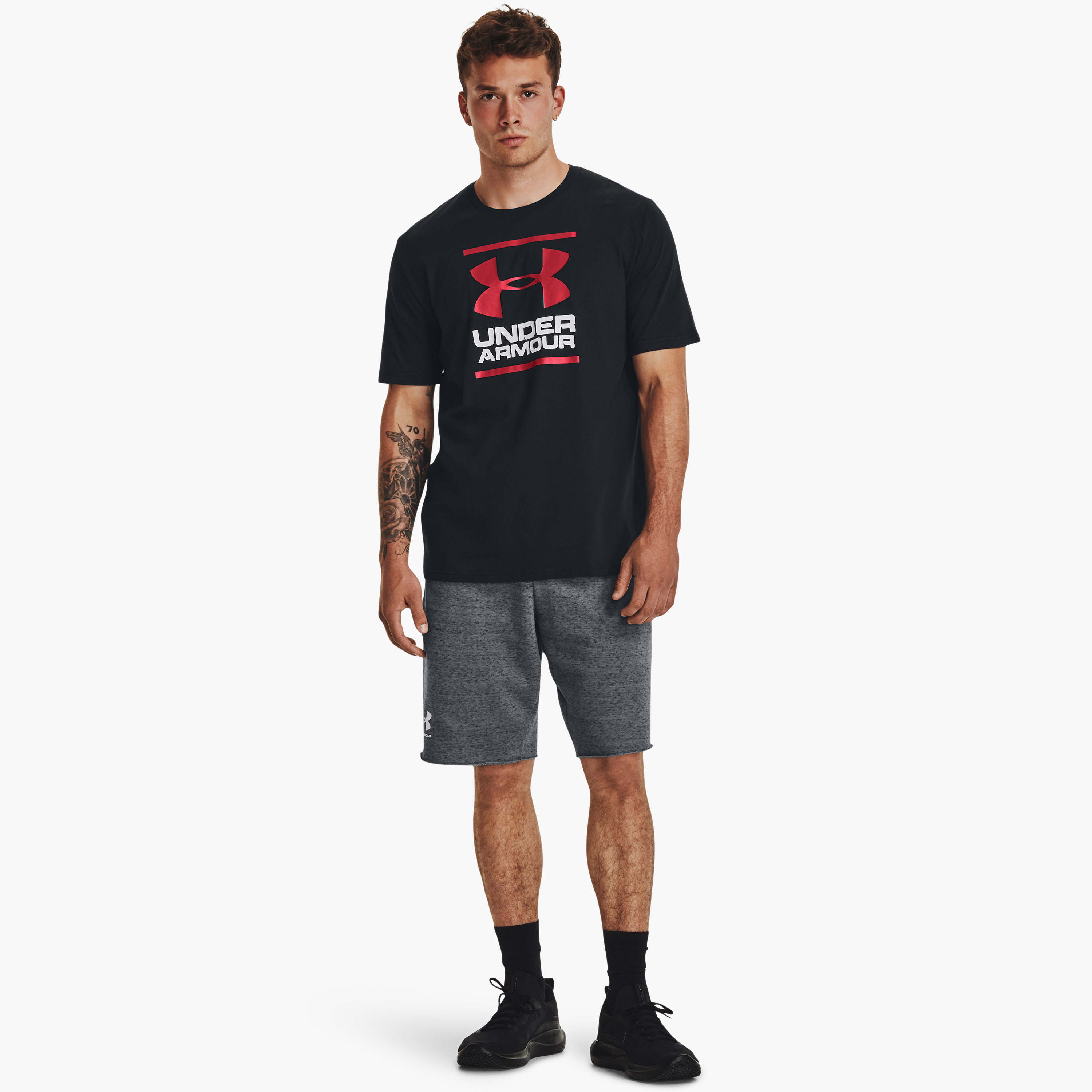 Under Armour GL Foundation Printed Crew Neck Short Sleeves T-Shirt | 1326849-men-clothing-sportswearandactivewear-tshirtsandpolos-image-2