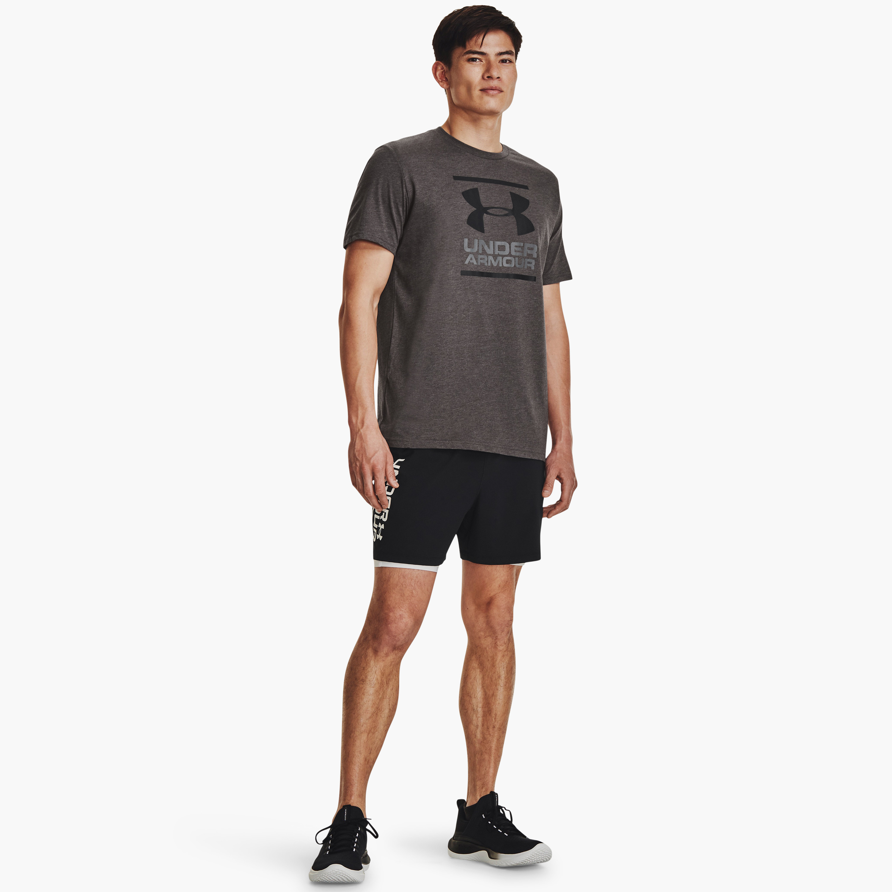 تي شيرت بأكمام قصيرة ورقبة دائرية ومطبوعة بماركة مؤسسة اندر ارمور جي ال | 1326849-men-clothing-sportswearandactivewear-tshirtsandpolos-image-6