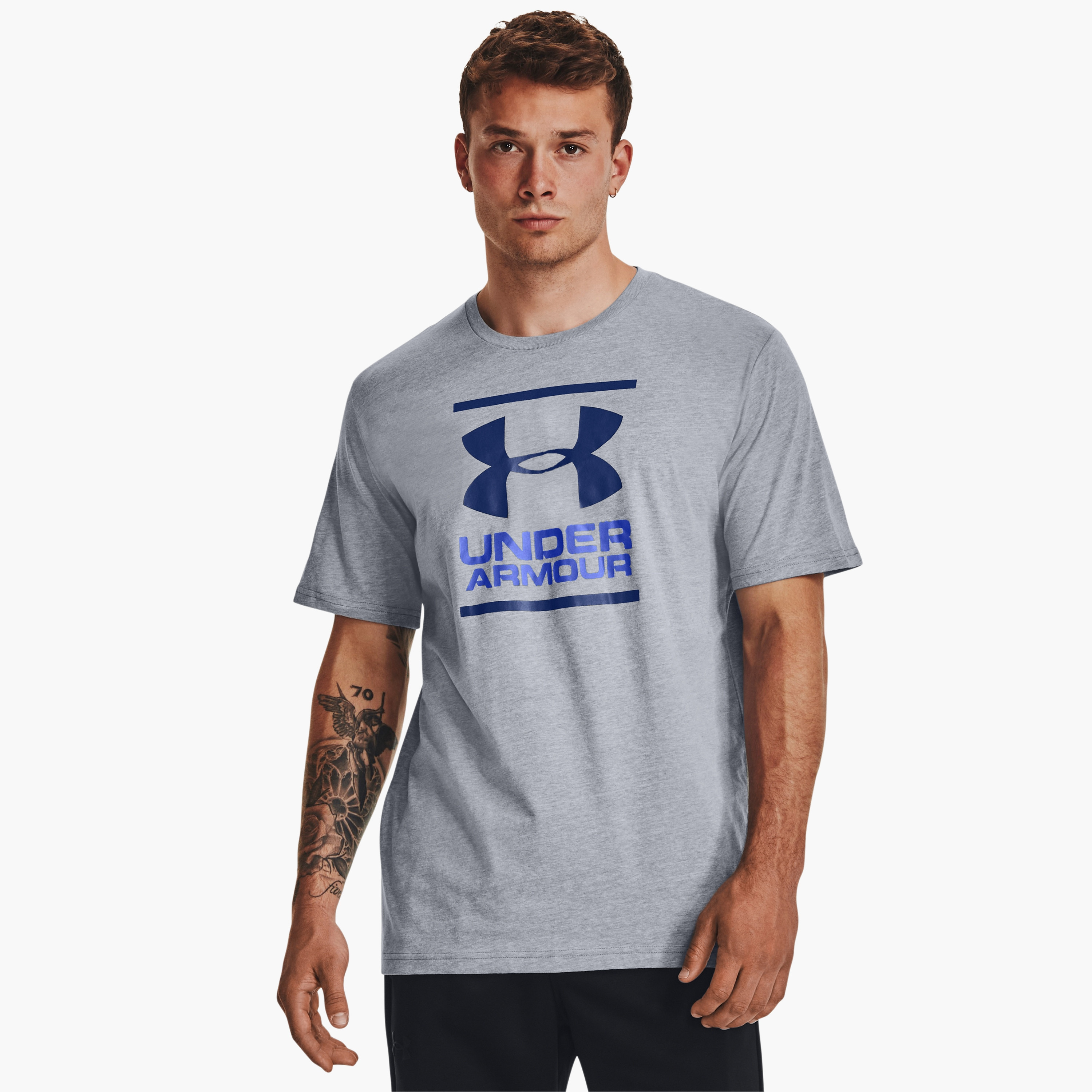 Under Armour GL Foundation Printed Crew Neck Short Sleeves T-Shirt | 1326849-men-clothing-sportswearandactivewear-tshirtsandpolos-image-1