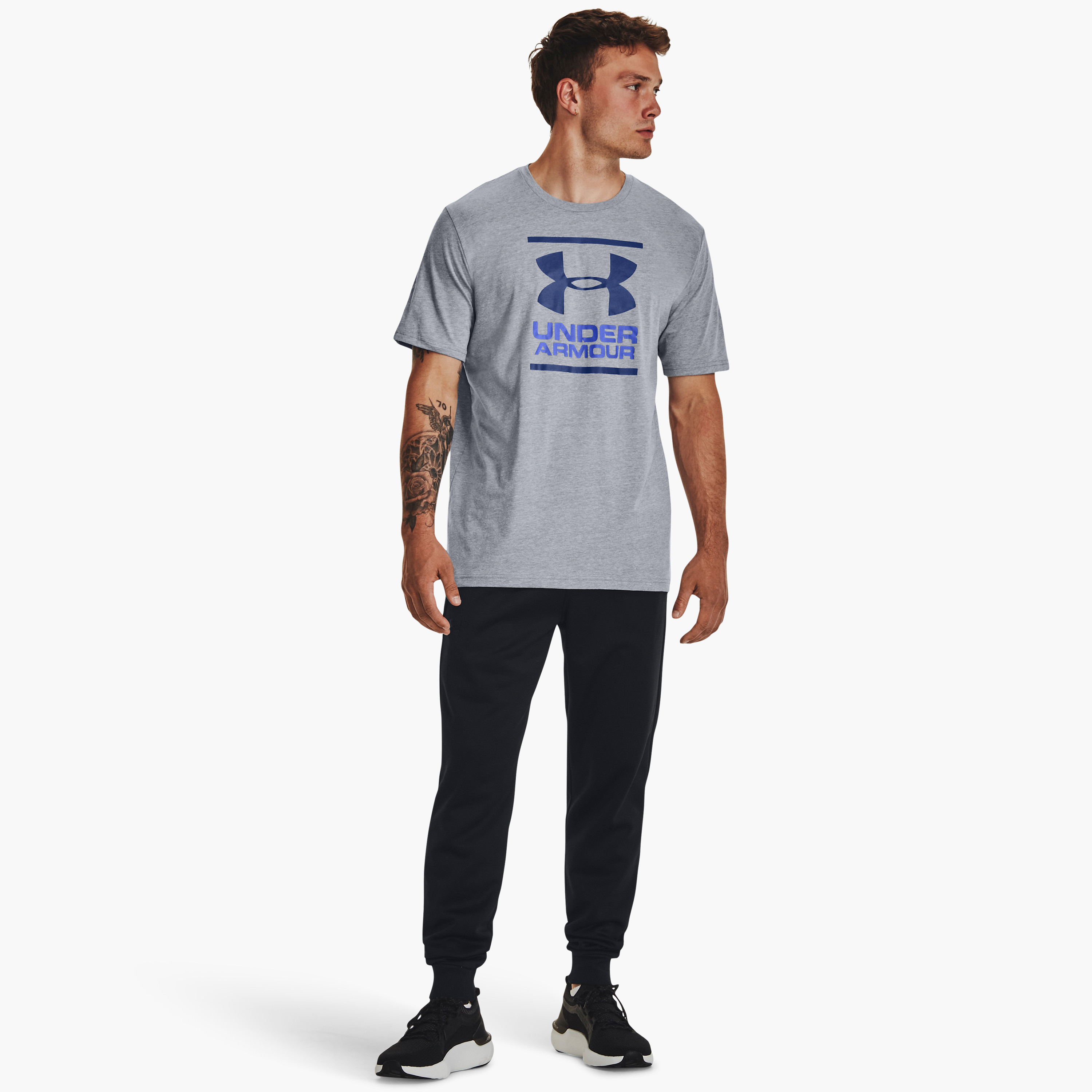 Under Armour GL Foundation Printed Crew Neck Short Sleeves T-Shirt | 1326849-men-clothing-sportswearandactivewear-tshirtsandpolos-image-2