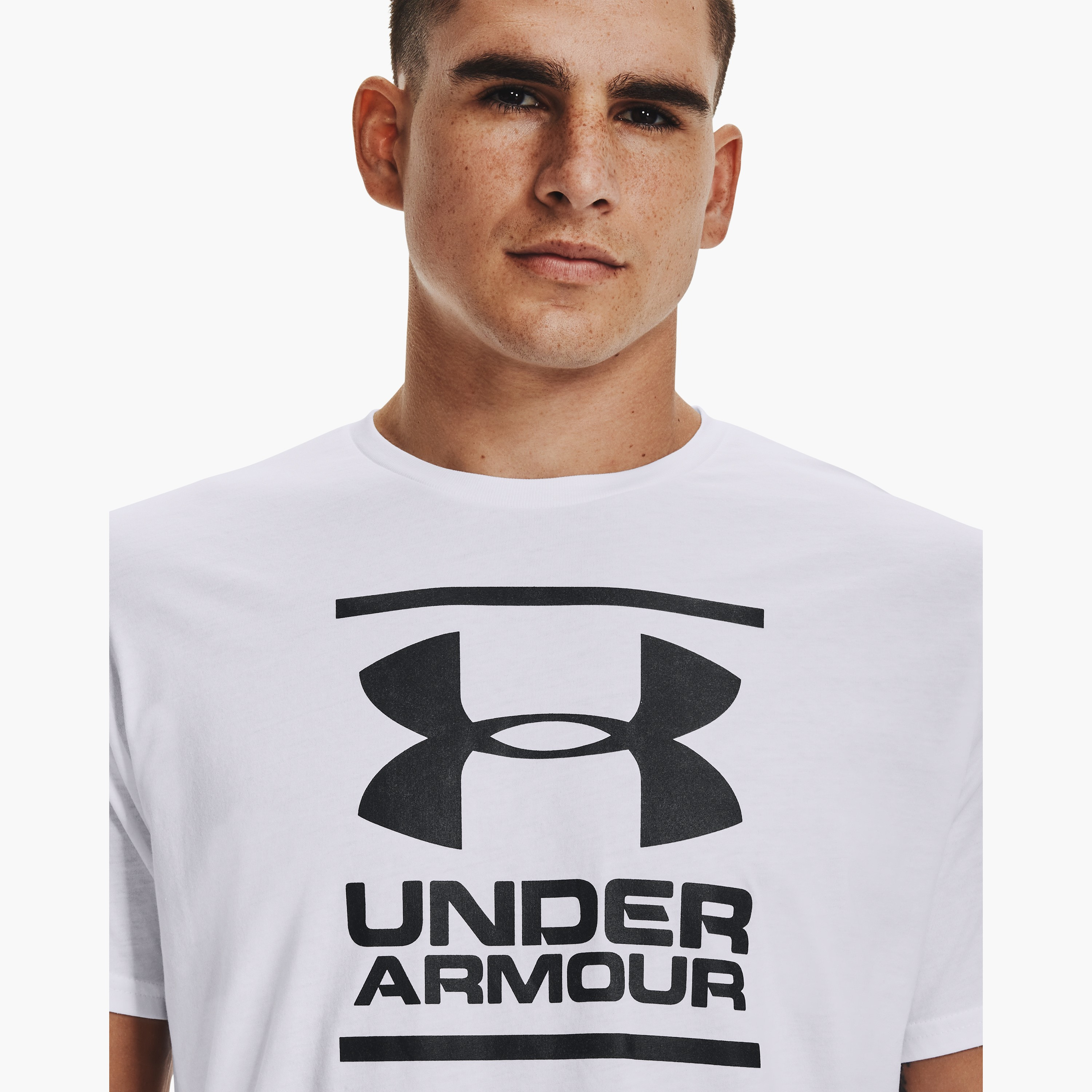 تي شيرت بأكمام قصيرة ورقبة دائرية ومطبوعة بماركة مؤسسة اندر ارمور جي ال | 1326849-men-clothing-sportswearandactivewear-tshirtsandpolos-image-15