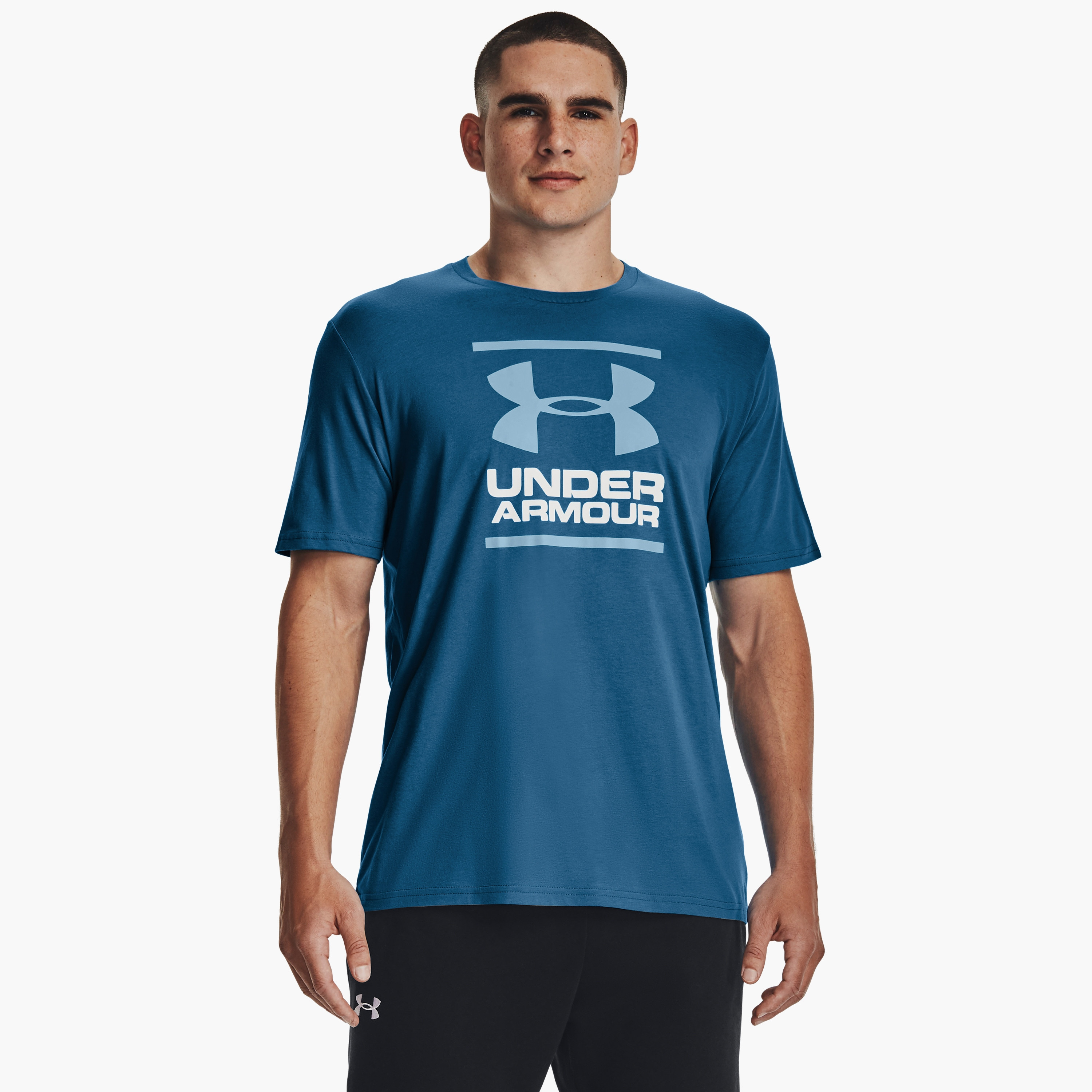 تي شيرت بأكمام قصيرة ورقبة دائرية ومطبوعة بماركة مؤسسة اندر ارمور جي ال | 1326849-men-clothing-sportswearandactivewear-tshirtsandpolos-image-25