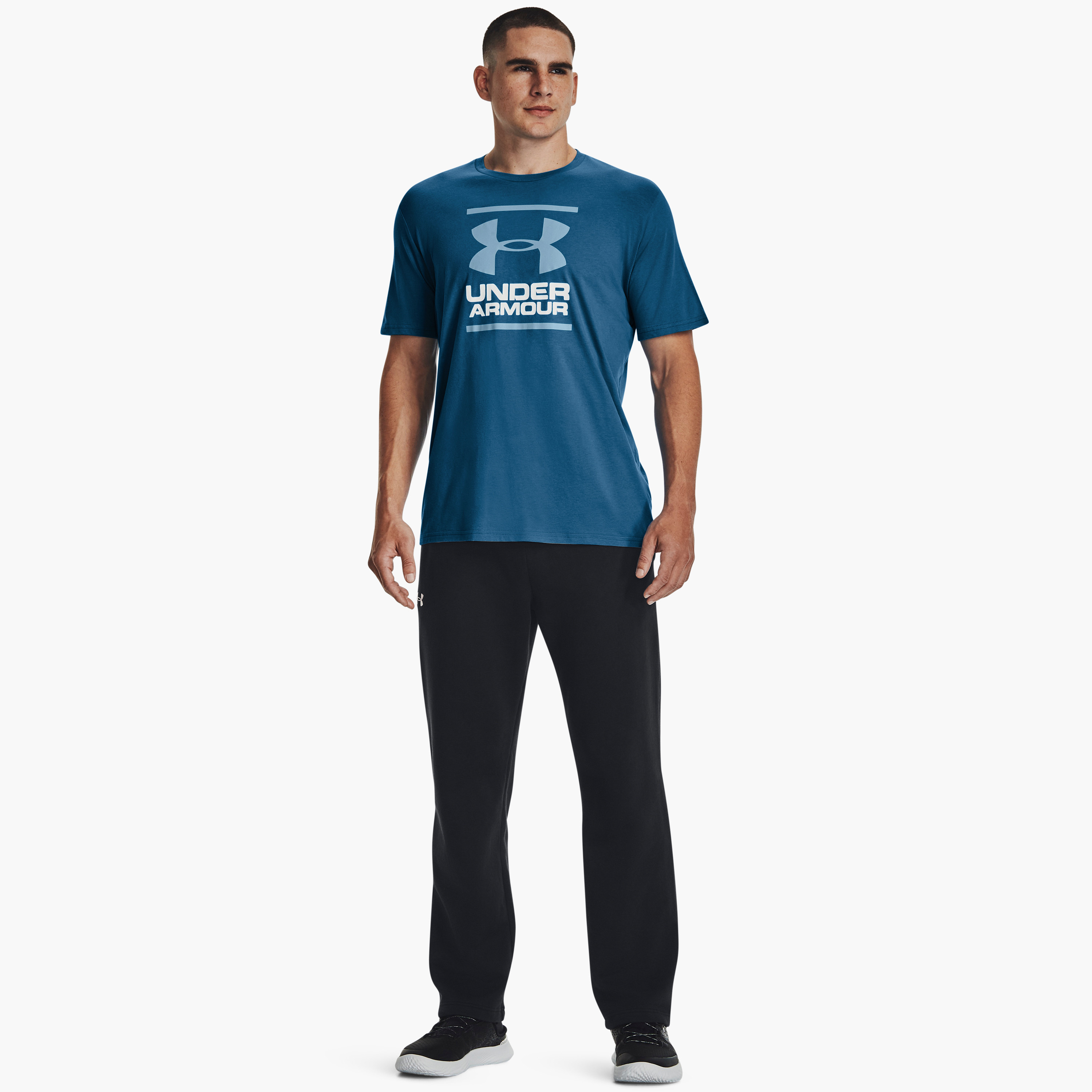 Under Armour GL Foundation Printed Crew Neck Short Sleeves T-Shirt | 1326849-men-clothing-sportswearandactivewear-tshirtsandpolos-image-2