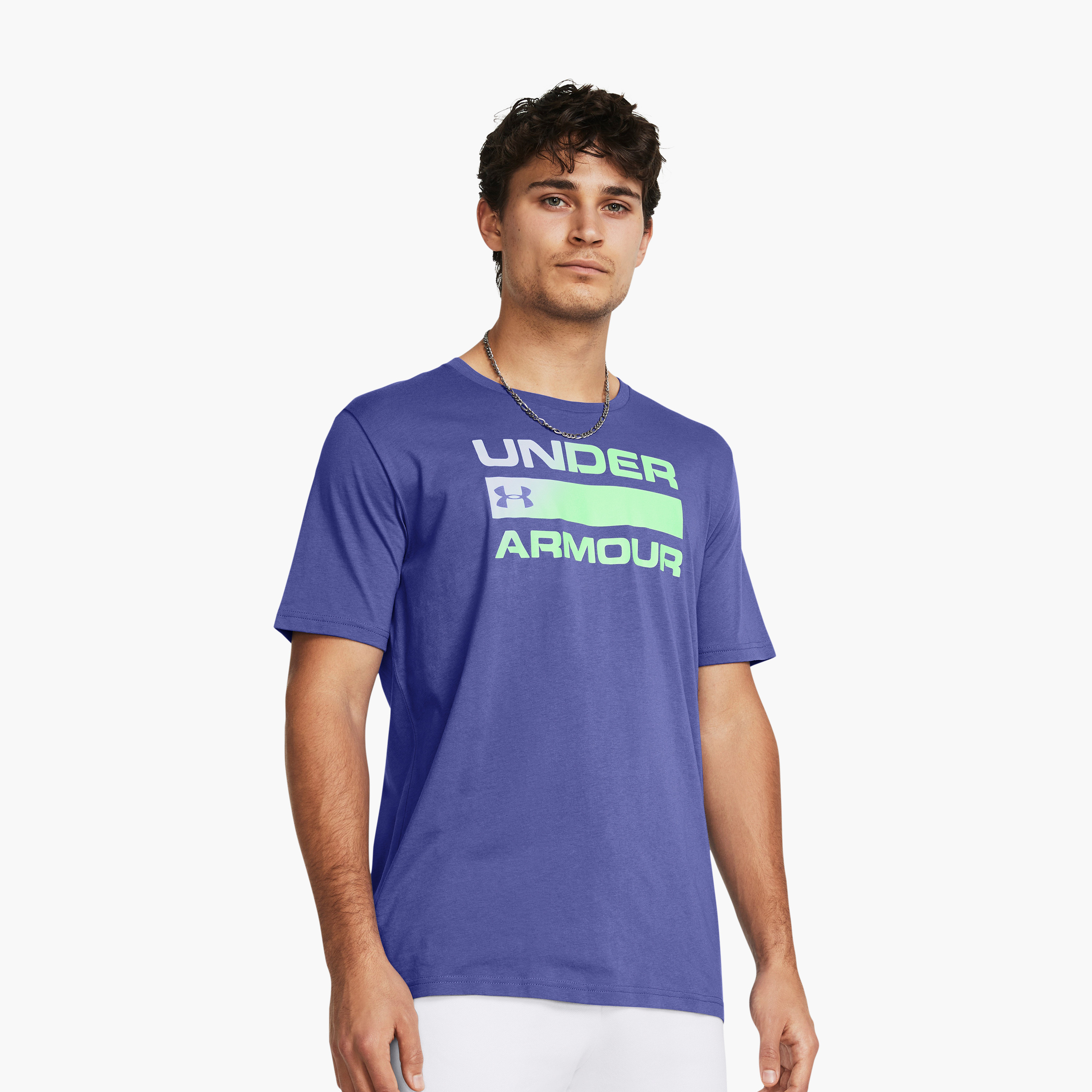 Under Armour Team Issue Wordmark Printed Crew Neck Short Sleeves T-Shirt | 1329582-men-clothing-sportswearandactivewear-tshirtsandpolos-image-1