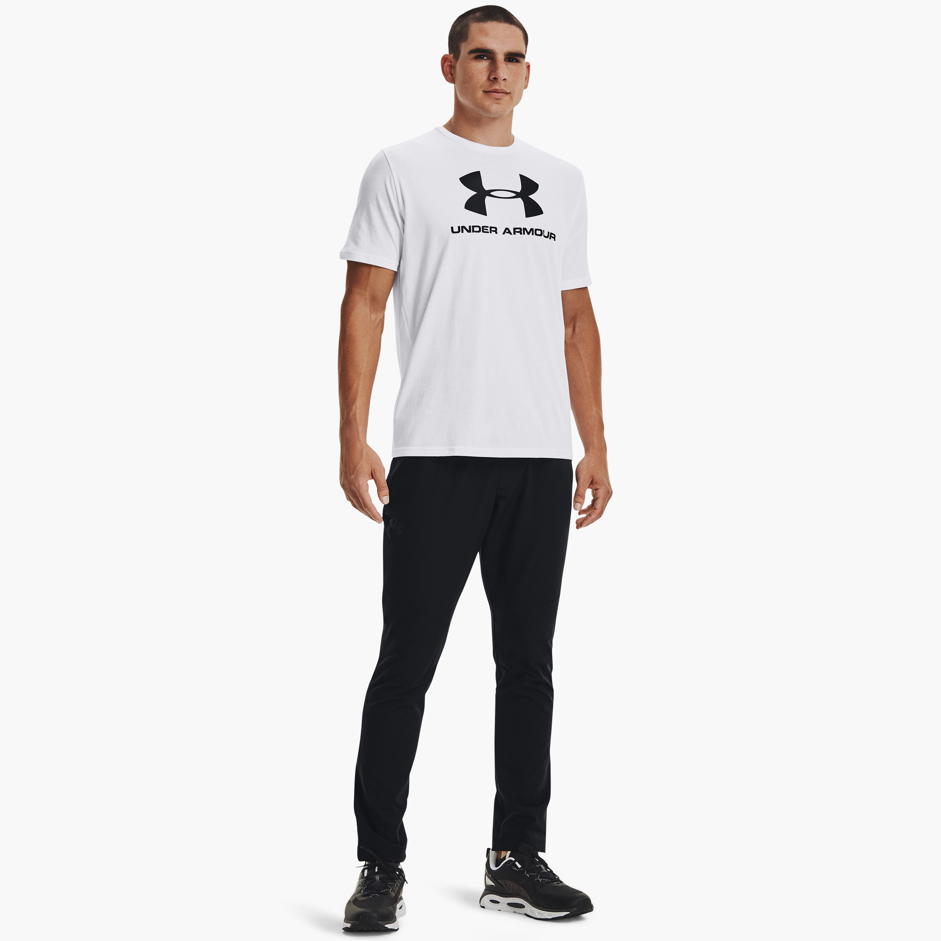 Under Armour Sportstyle Logo Printed Crew Neck Short Sleeves T-Shirt | 1329590-men-clothing-sportswearandactivewear-tshirtsandpolos-image-2