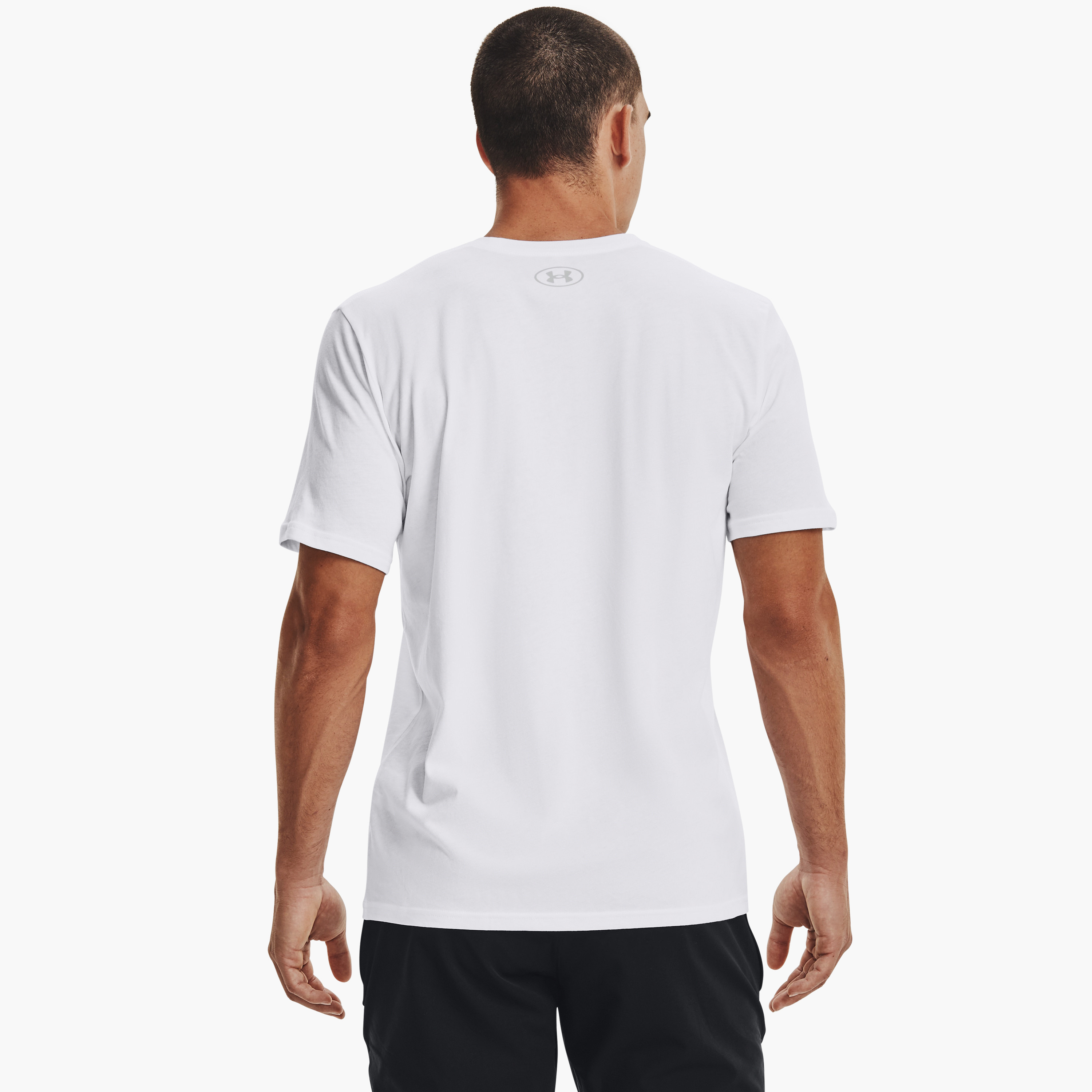 Under Armour Sportstyle Logo Printed Crew Neck Short Sleeves T-Shirt | 1329590-men-clothing-sportswearandactivewear-tshirtsandpolos-image-4